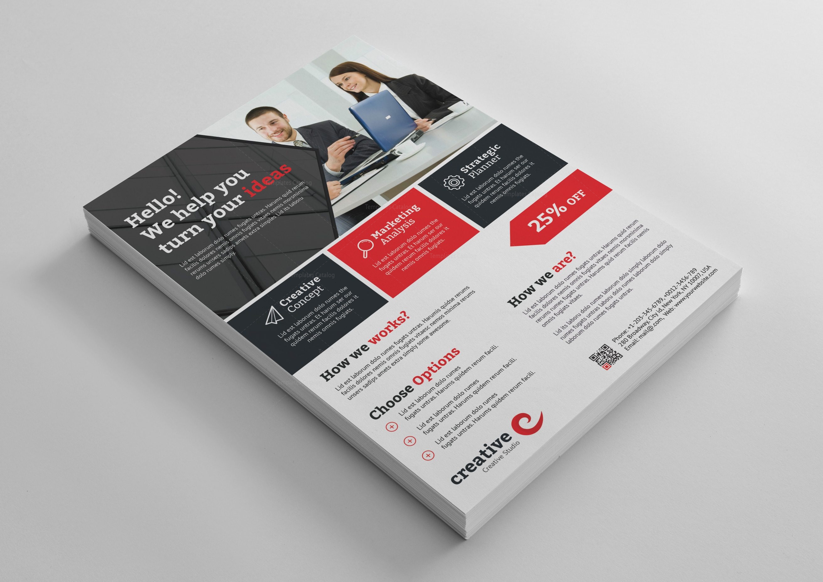 denver modern professional flyer template 001391 template catalog denver flyer distribution
