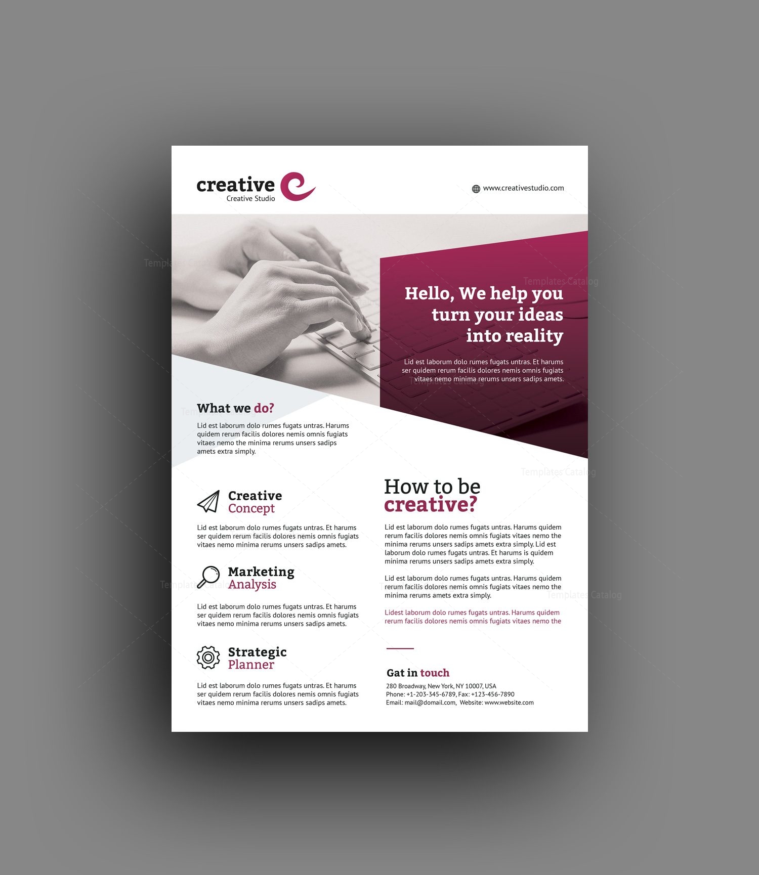 fiji elegant business corporate flyer template 001426 template catalog new website flyer template