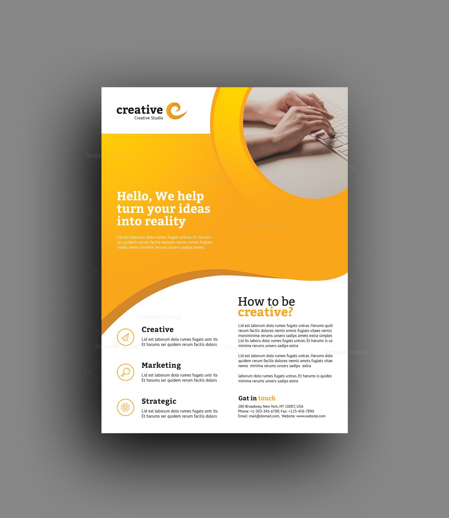 madrid elegant professional business flyer template 001365 new business flyer