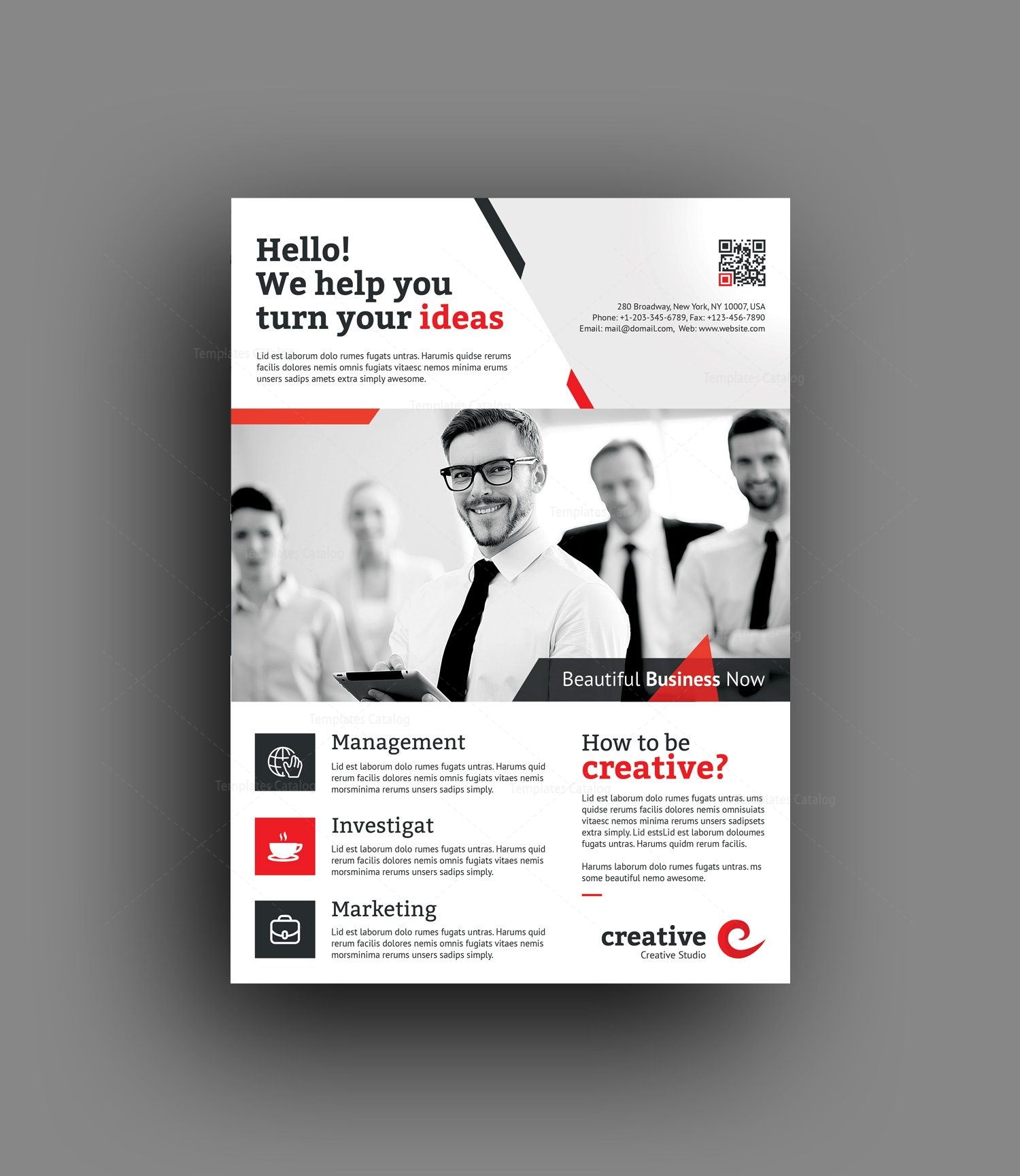 miami modern professional flyer template 001392 template catalog flyer in miami