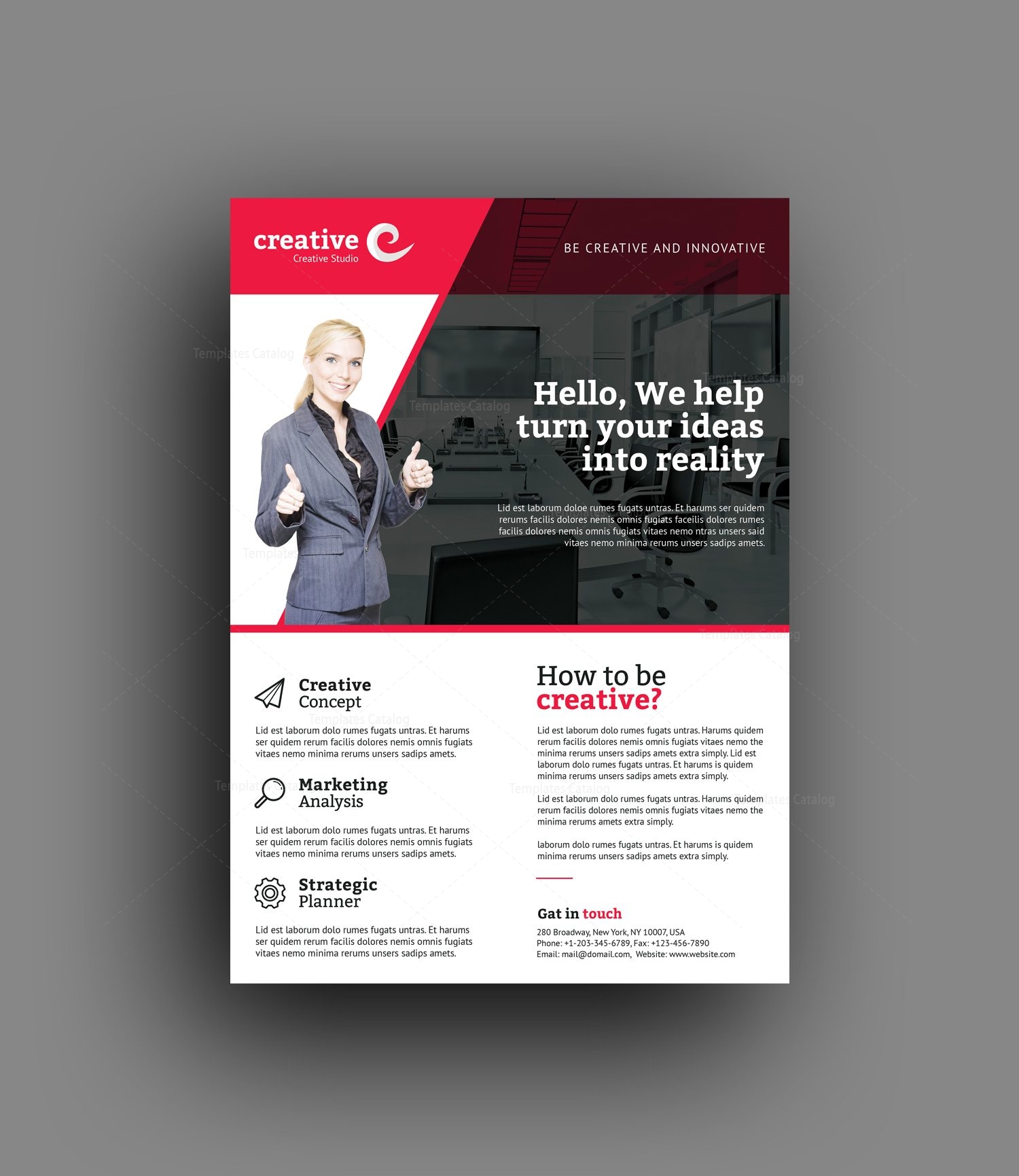 professional business flyer