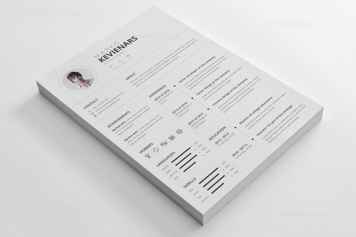 premium resume templates poseidon premium professional resume template 001265 premium resume templates poseidon premium professional resume template 001265