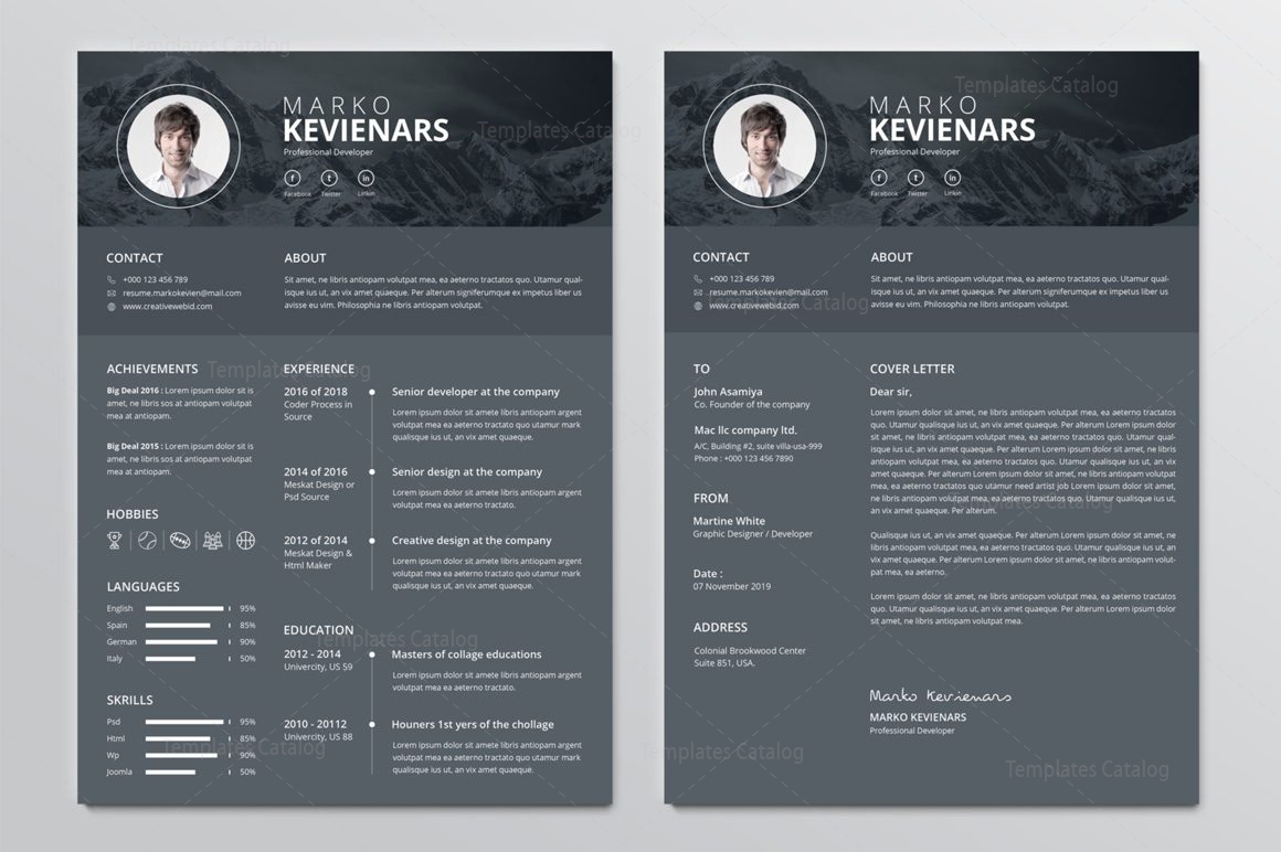 premium resume templates poseidon premium professional resume template 001265 premium resume templates poseidon premium professional resume template 001265