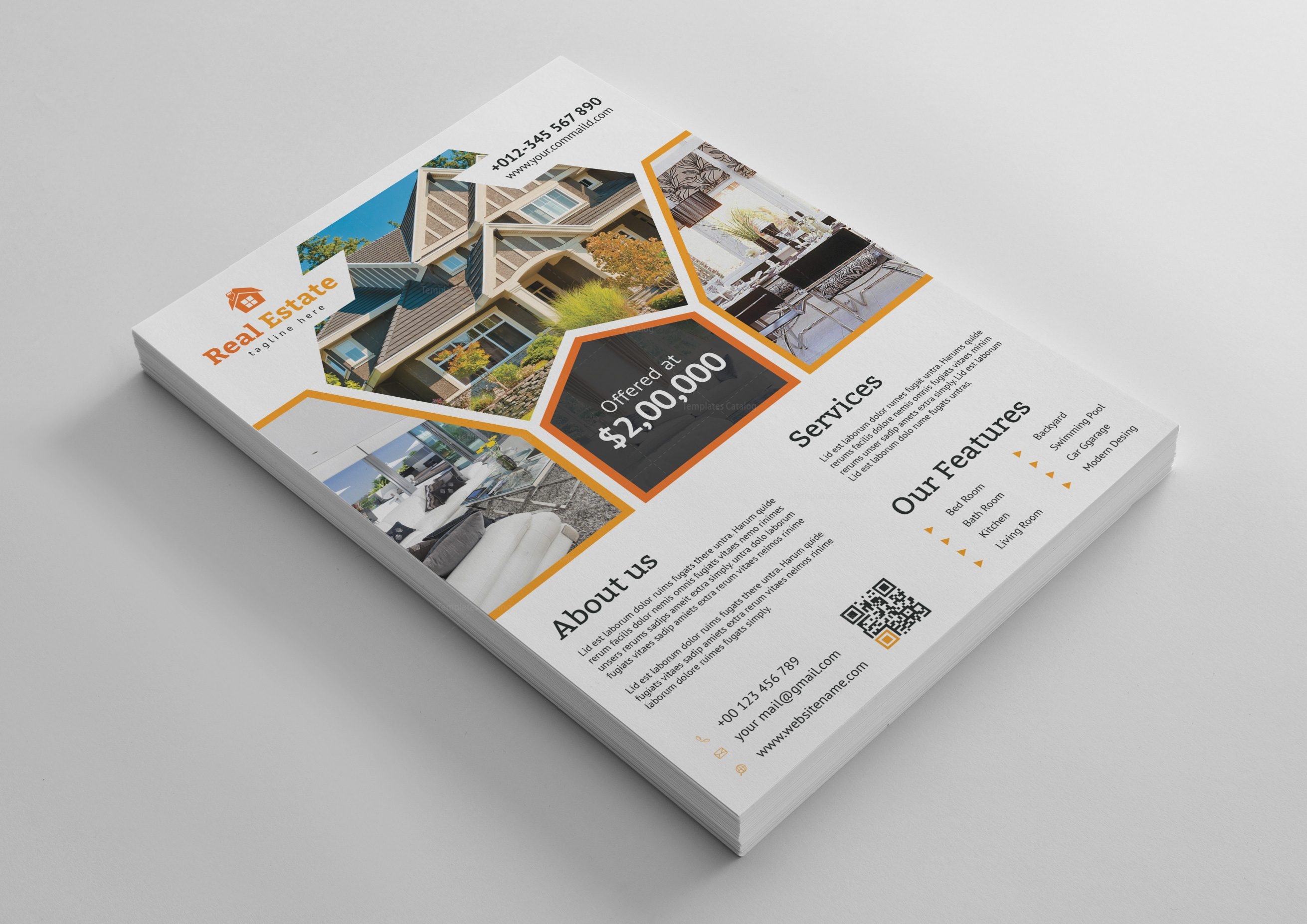 real estate flyer design