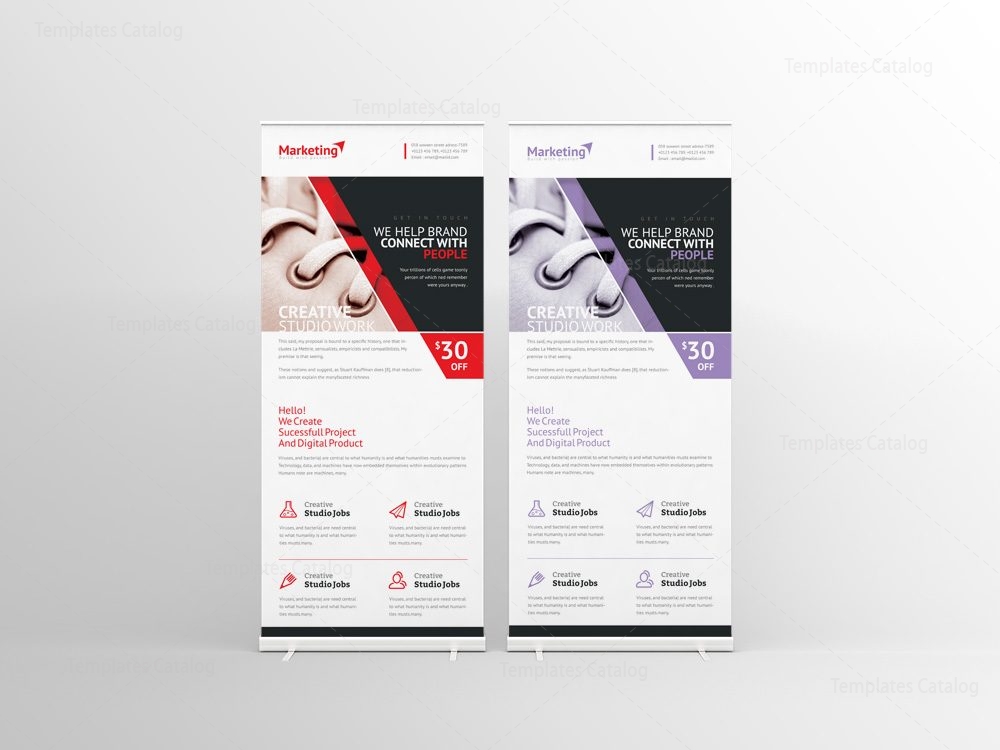 prometheus corporate roll up banner template 001259 template catalog