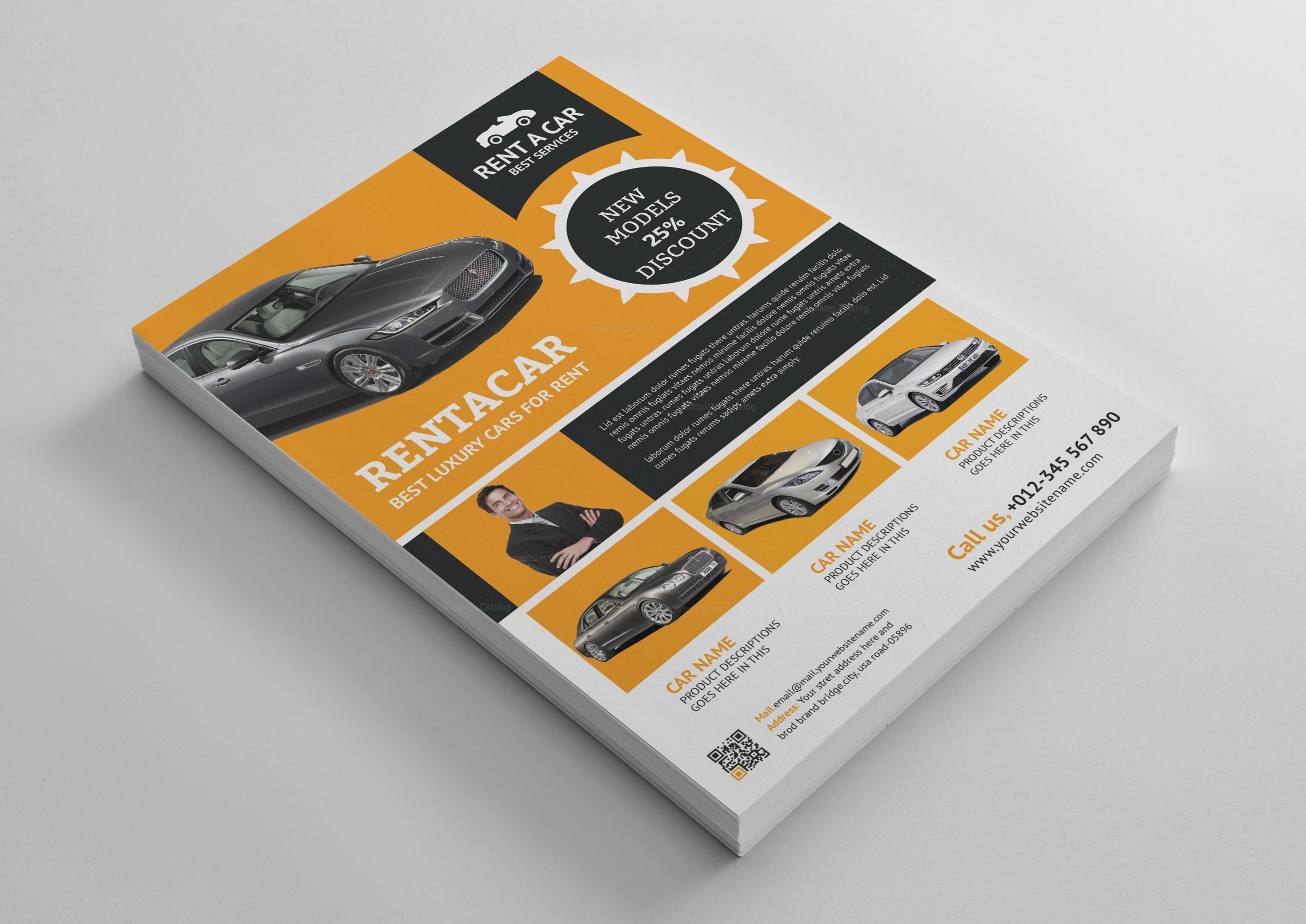 car flyer design