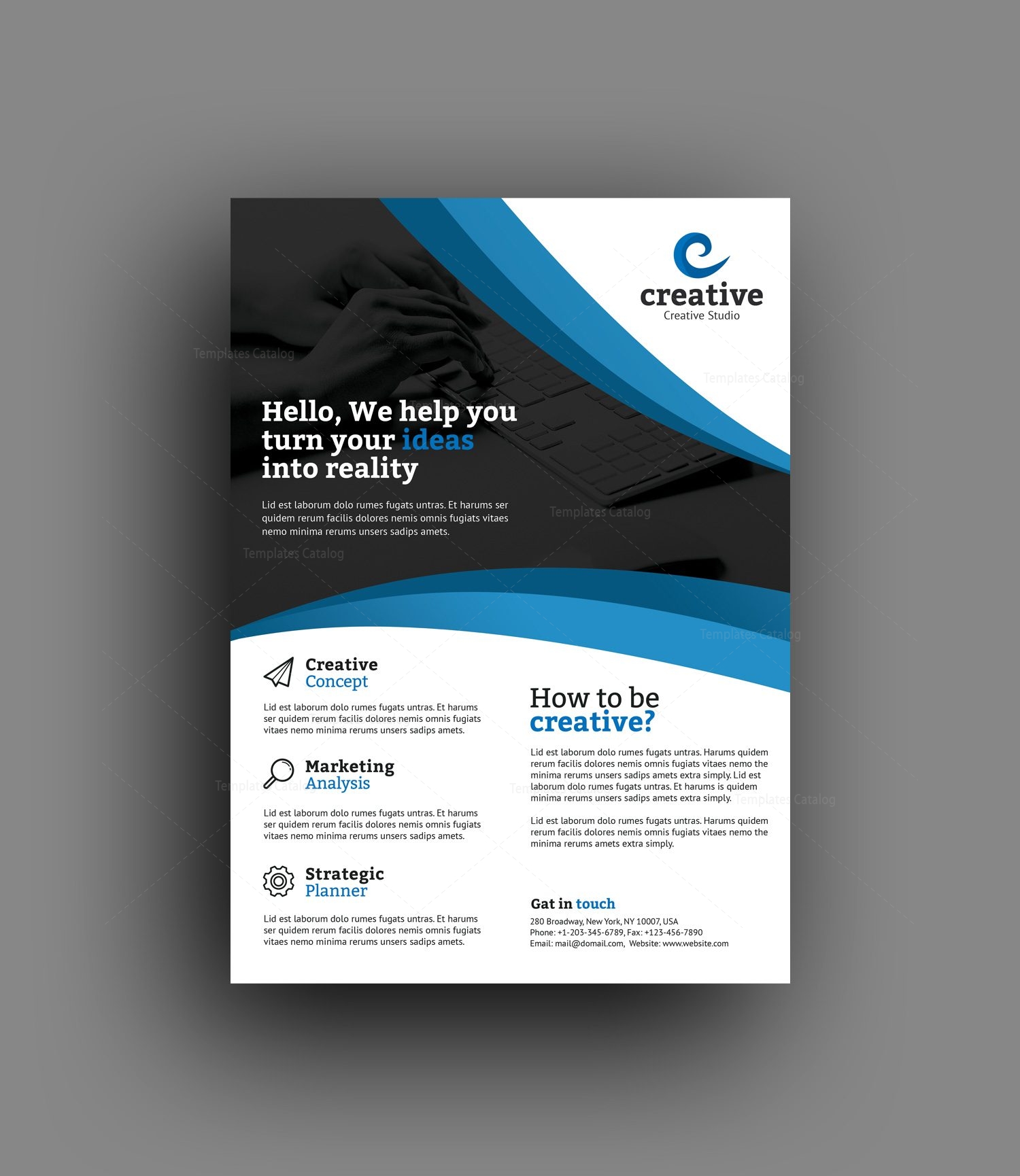 riga elegant professional business flyer template 001376 template new website flyer template