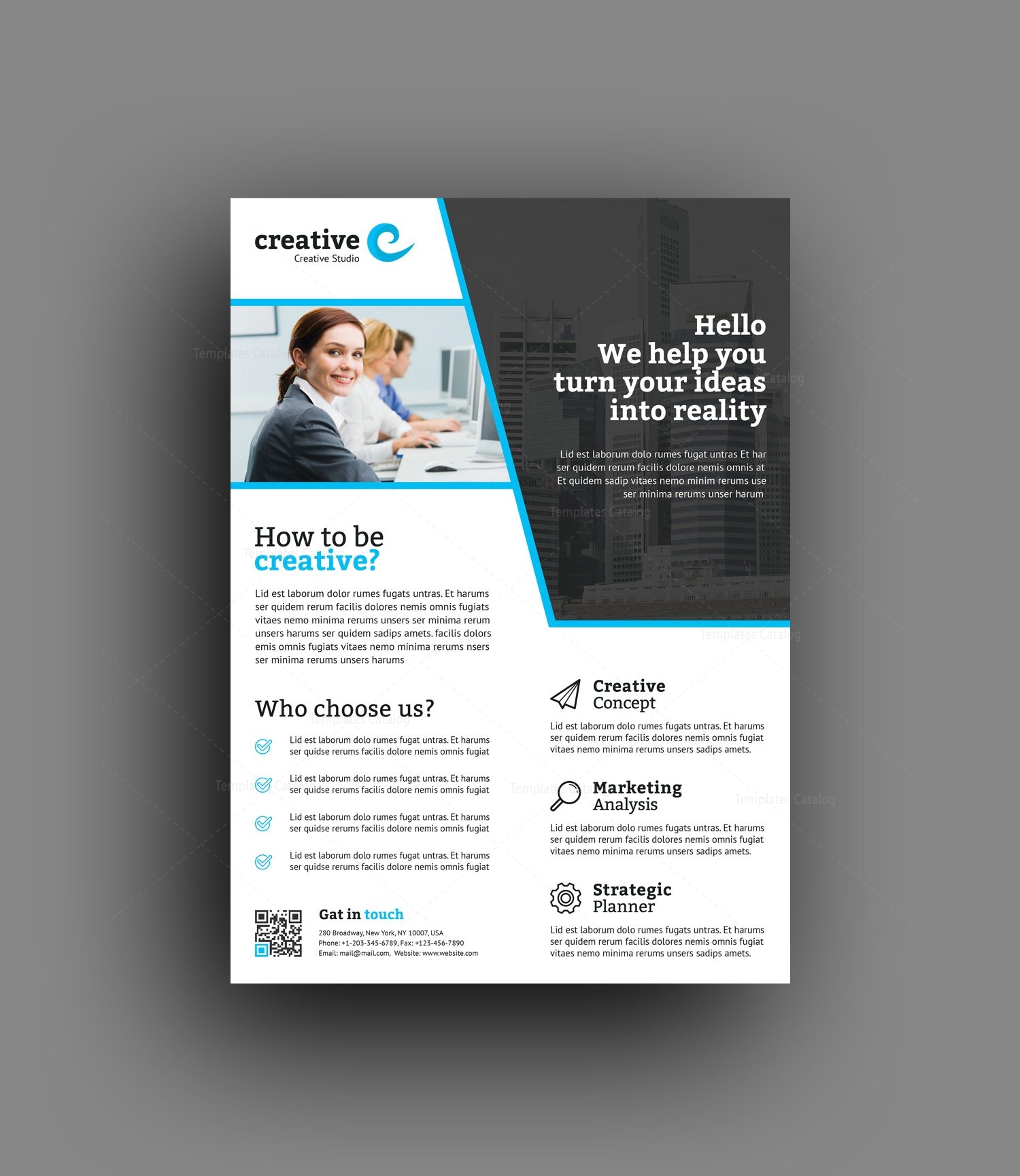 <strong>Office templates</strong> & themes Professional business flyer templates