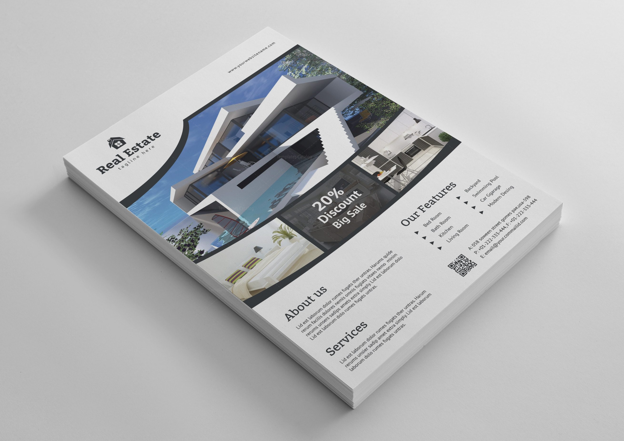 real estate flyer design