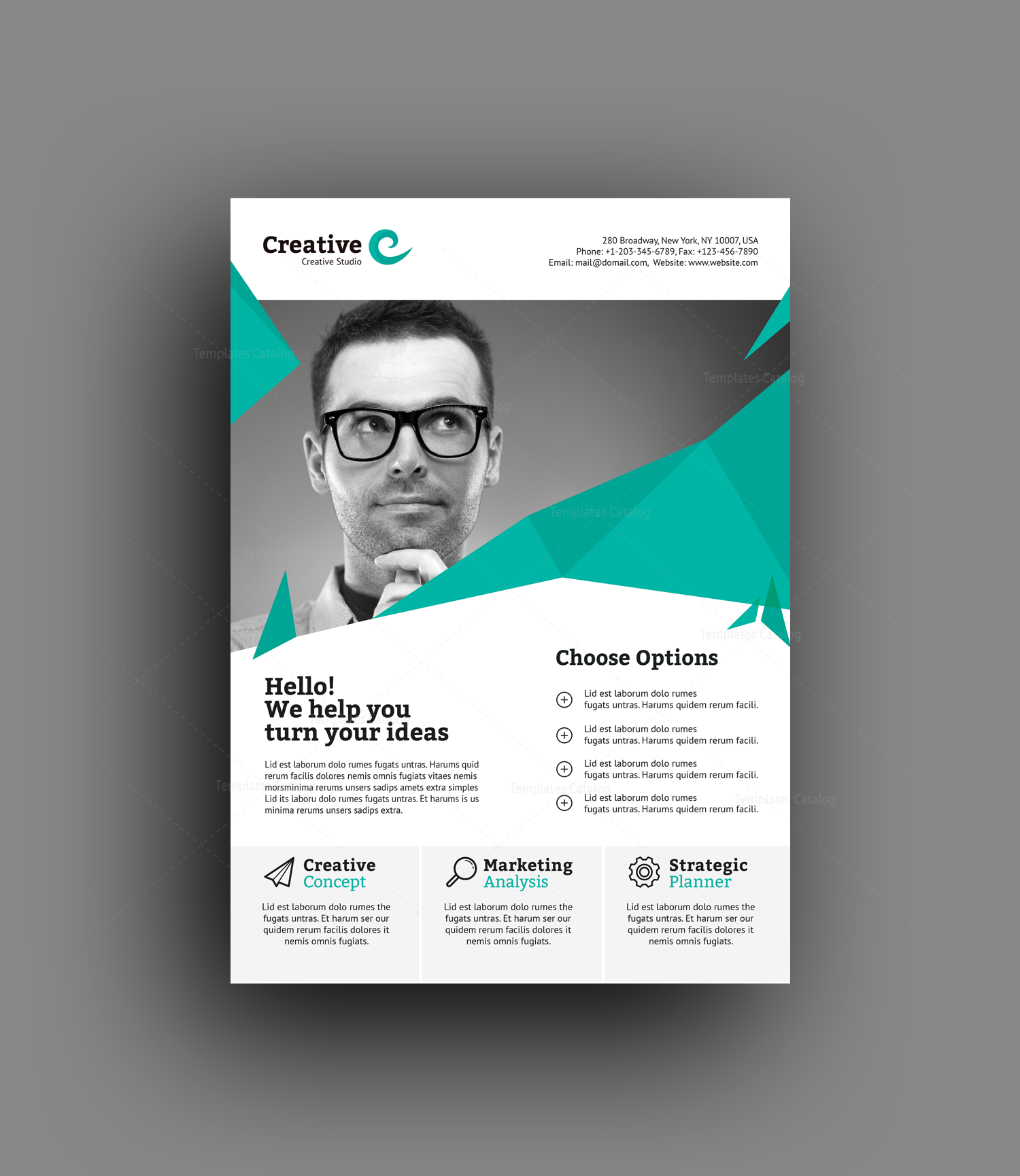 sofia stylish professional business flyer template 2 template catalog