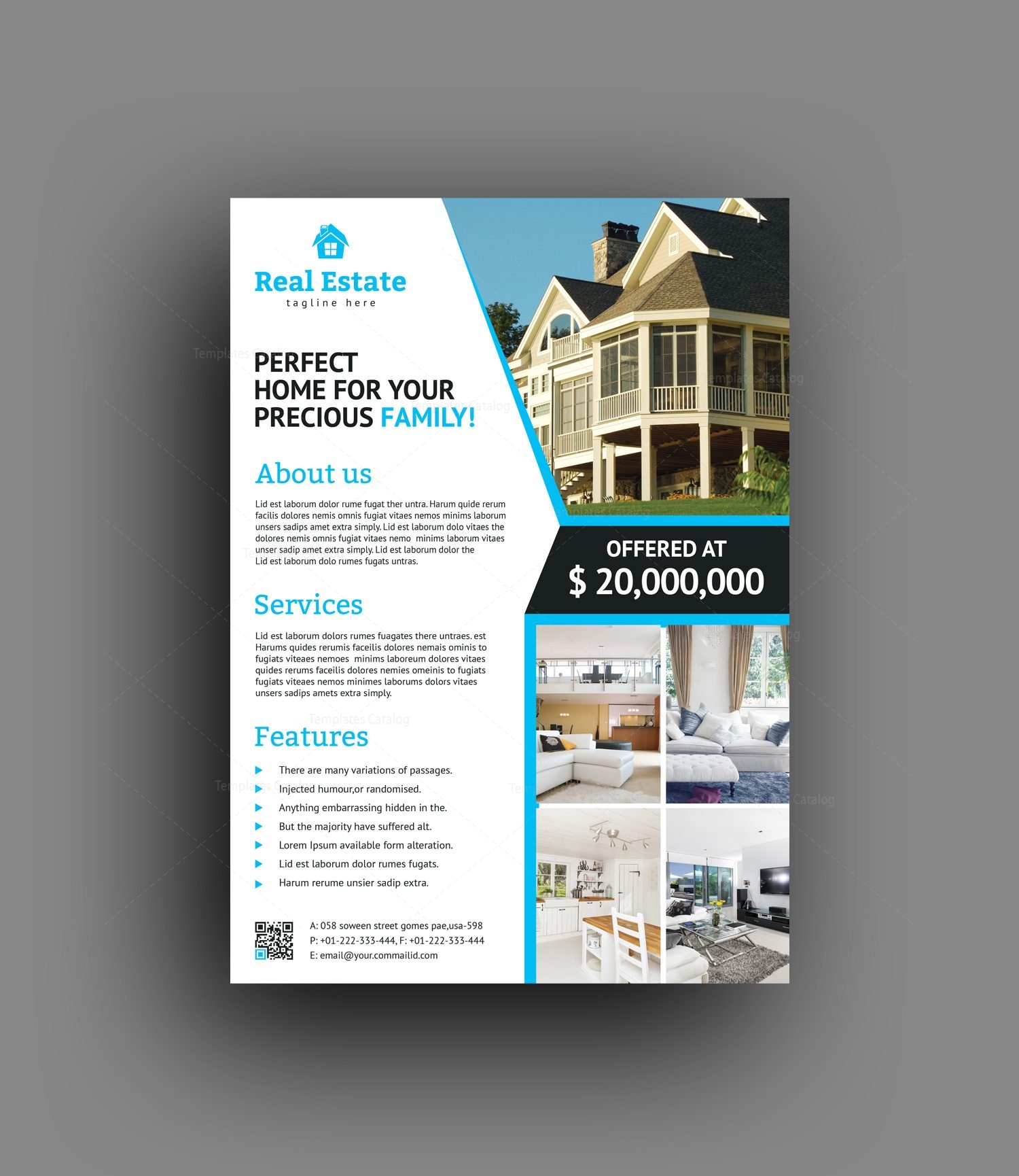 real estate flyer template