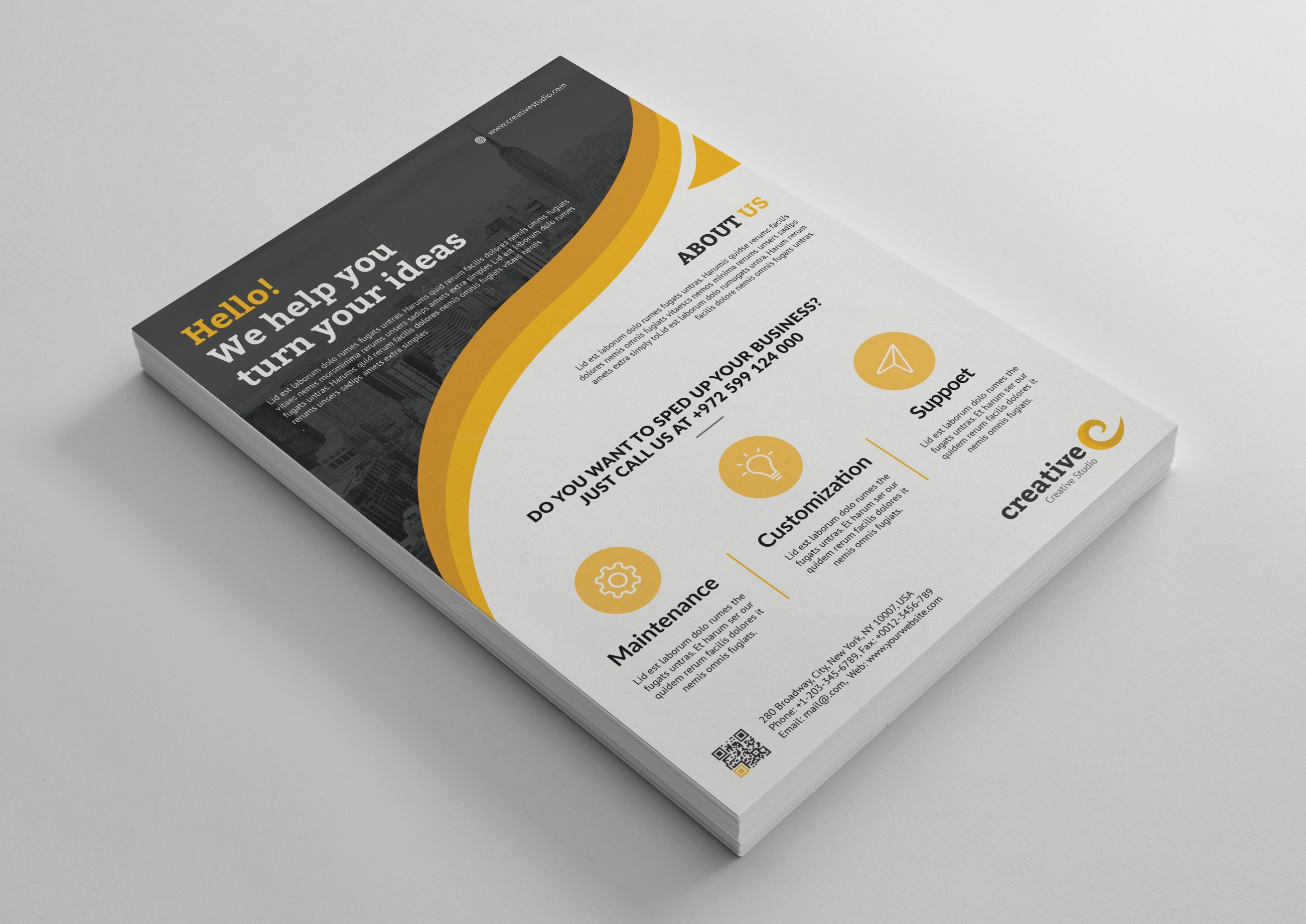 tampa modern professional flyer template 001390 template catalog tampa flyer distribution
