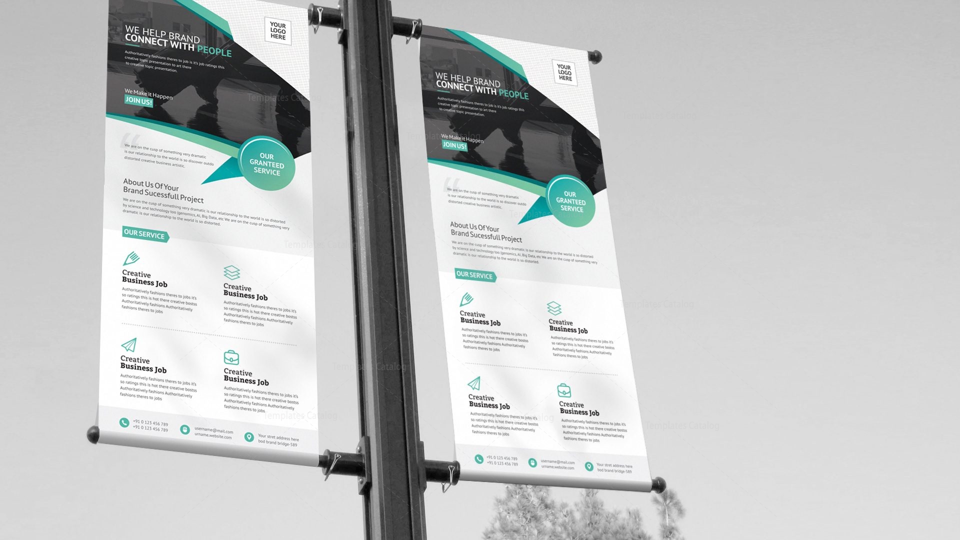 PowerPoint <strong>Template</strong>: <strong>roll up banner</strong> display <strong>template</strong> ... Roll up banner template