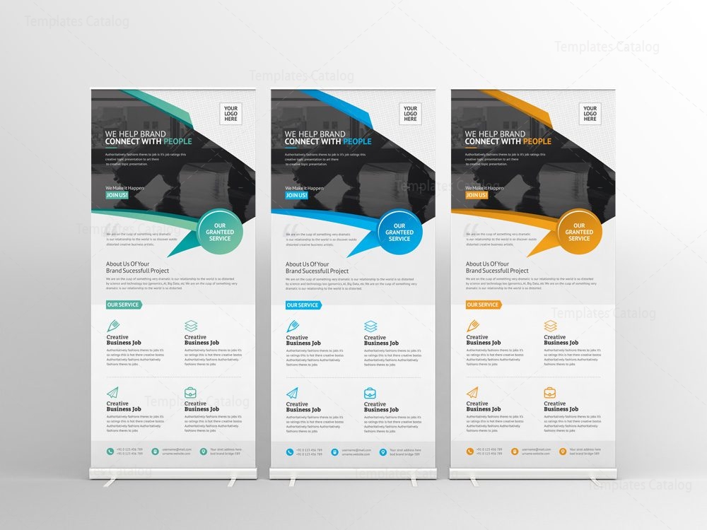 <strong>Roll Up Banner</strong> Design <strong>Template</strong>, Vertical, Abstract ... Roll up banner template