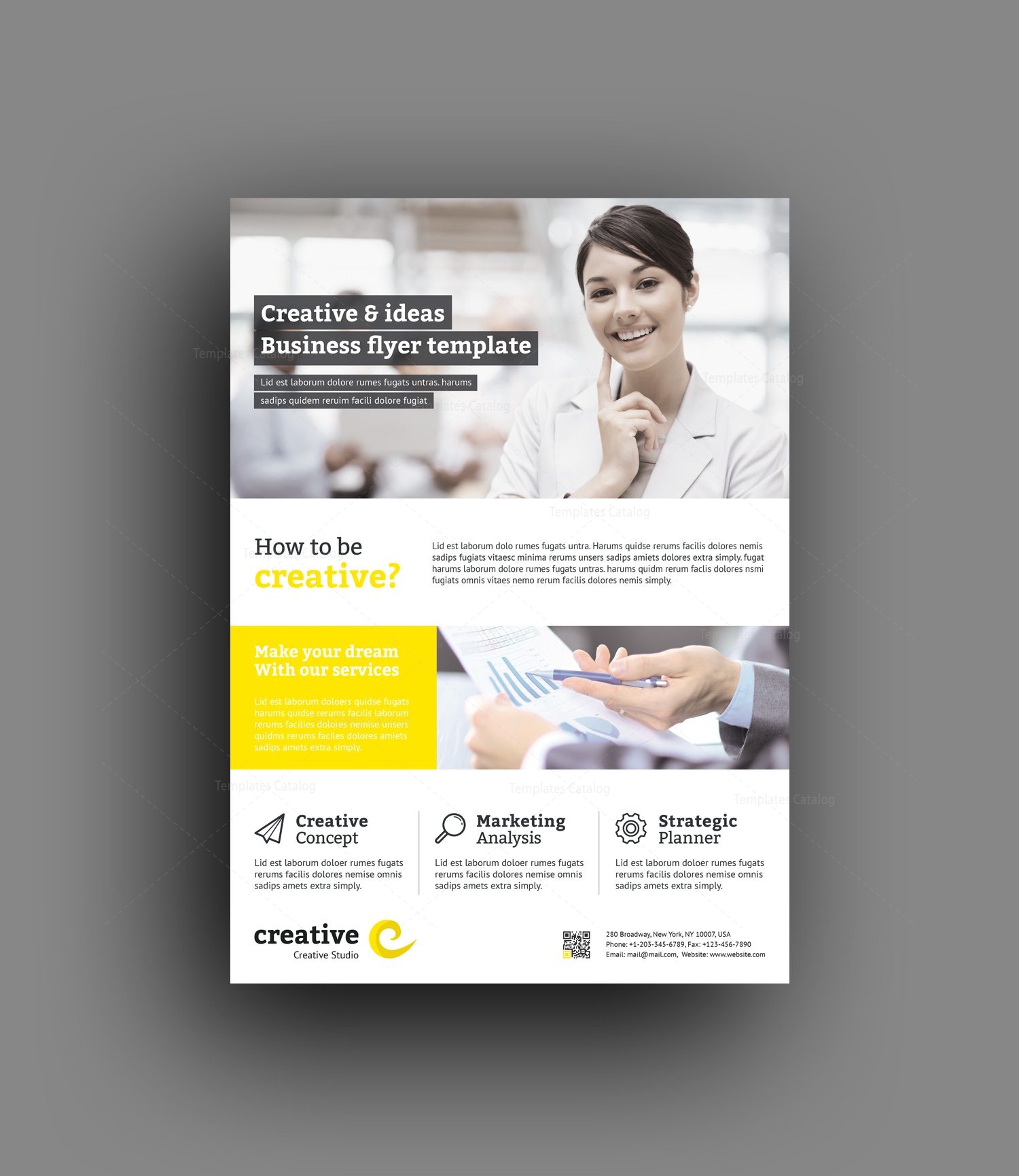 vancouver modern professional business flyer template 001400