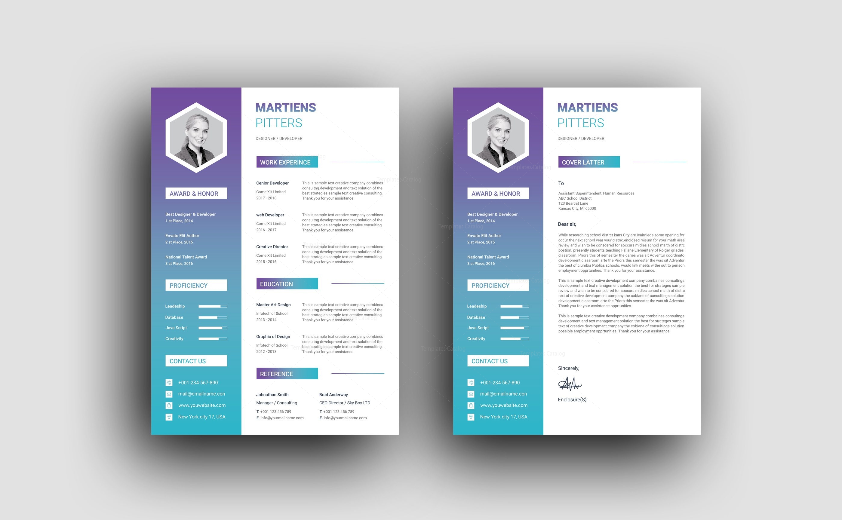 zeus modern professional resume template 8 template catalog professional and modern resume