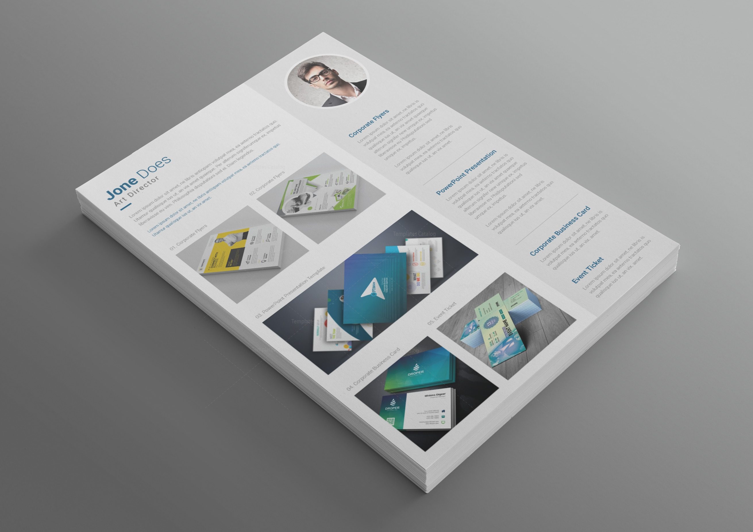 corporate resume design