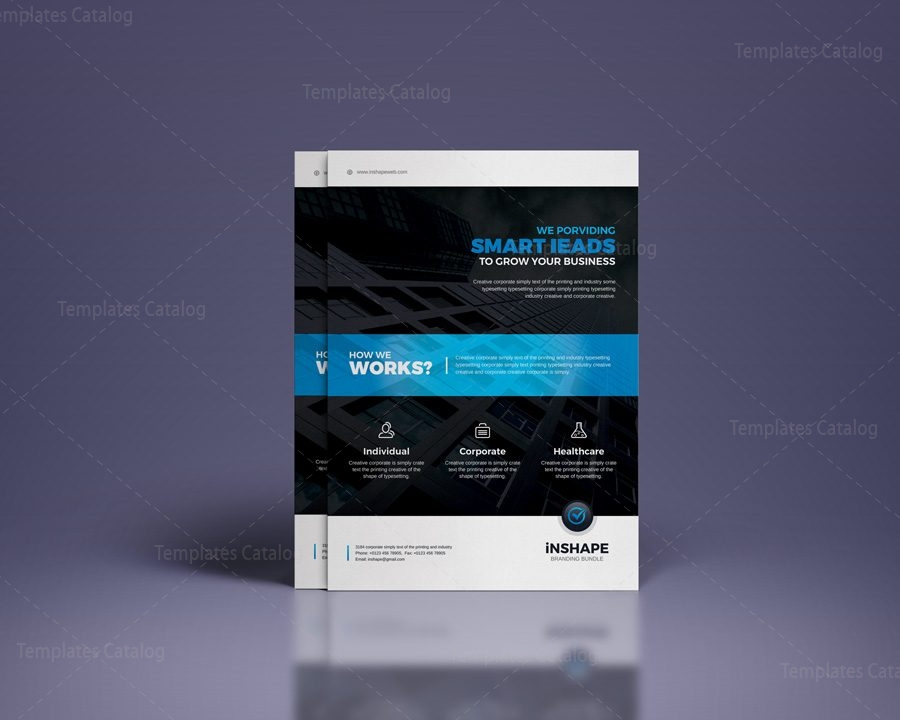 creative smart flyer design template 001502 template catalog smart flyer