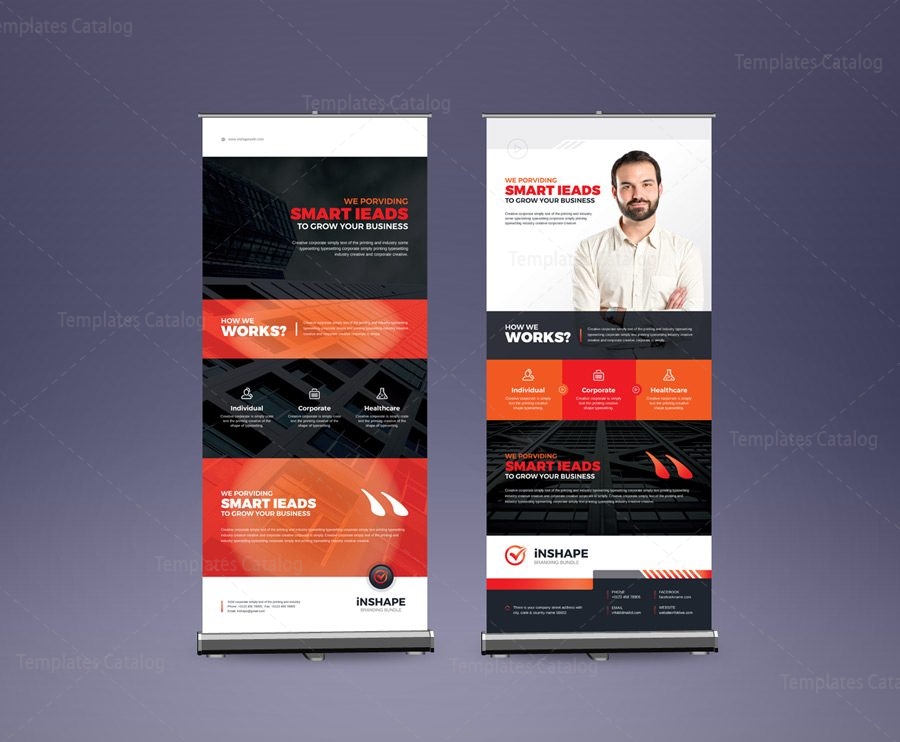 template banner design
