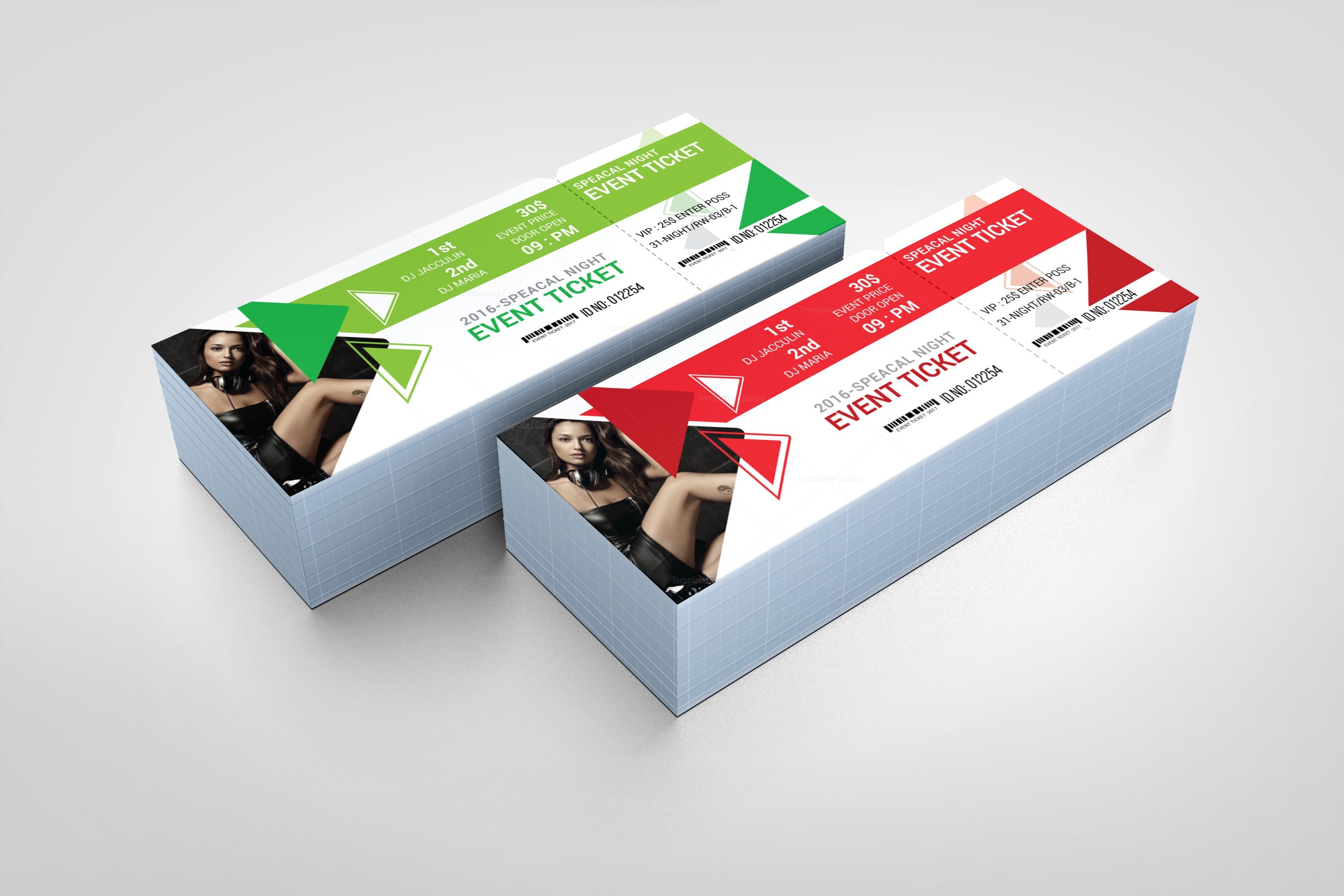 elegant event ticket design template 001611 template catalog