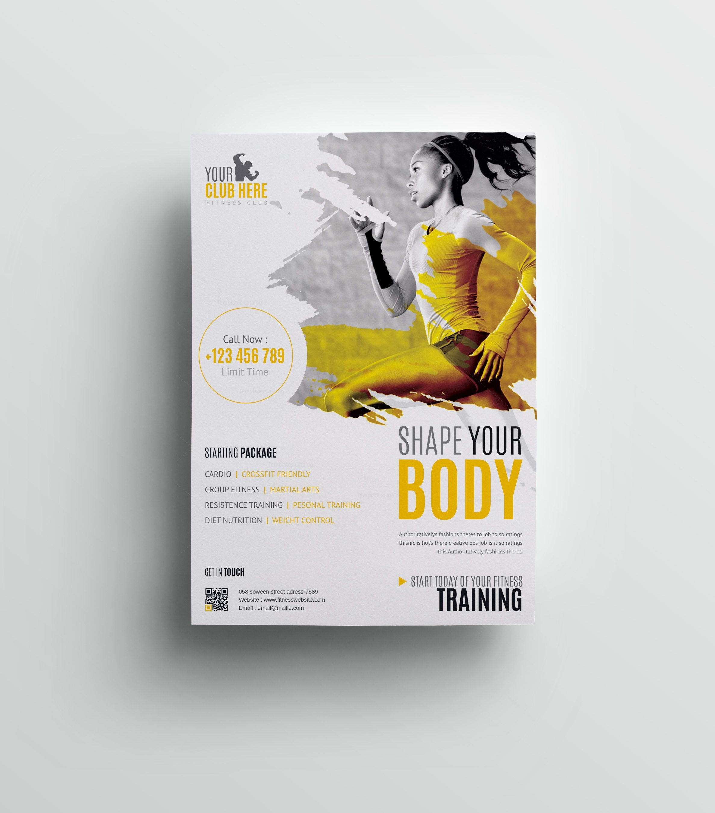 training flyer design