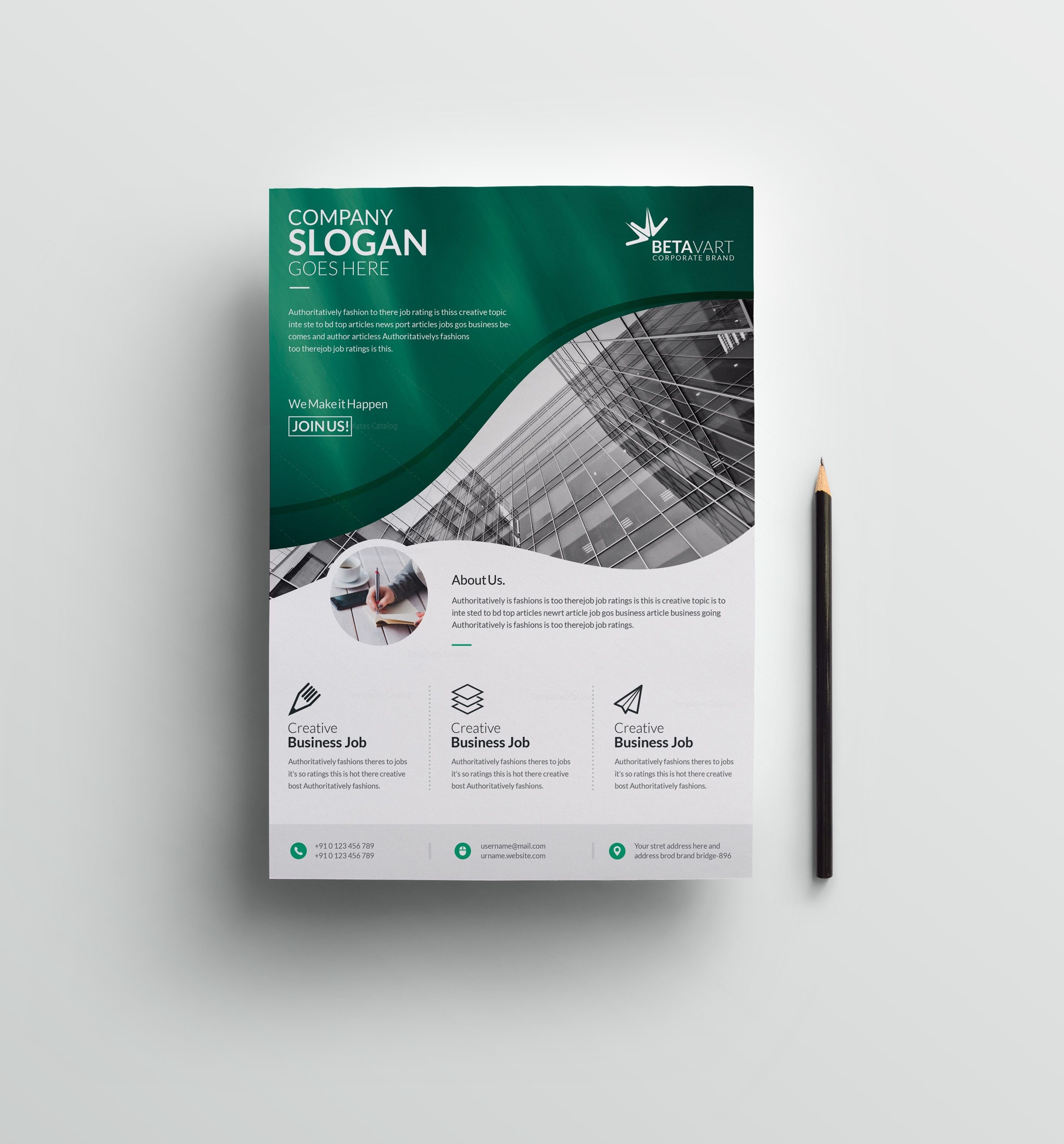 halley professional business flyer design template 001507 template professional flyer design templates