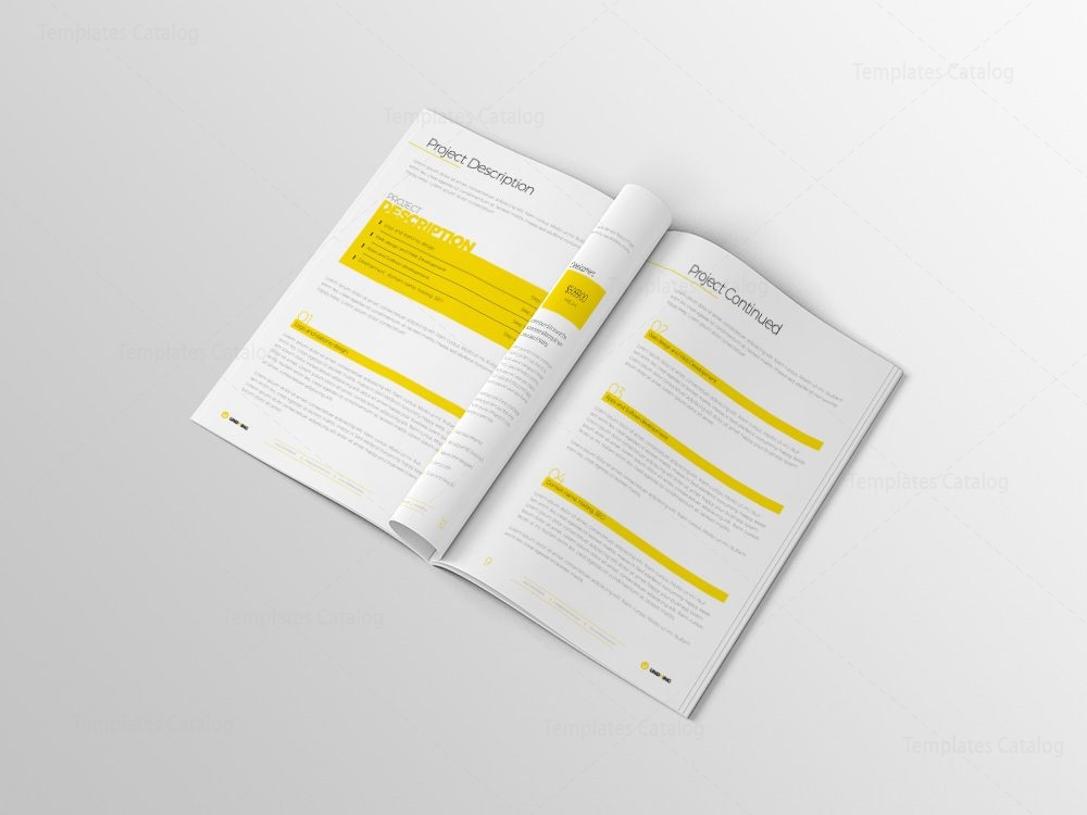bi fold brochure design