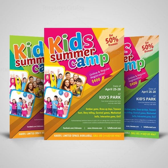 kids summer camp flyer design template 001513 template catalog summer camp flyer