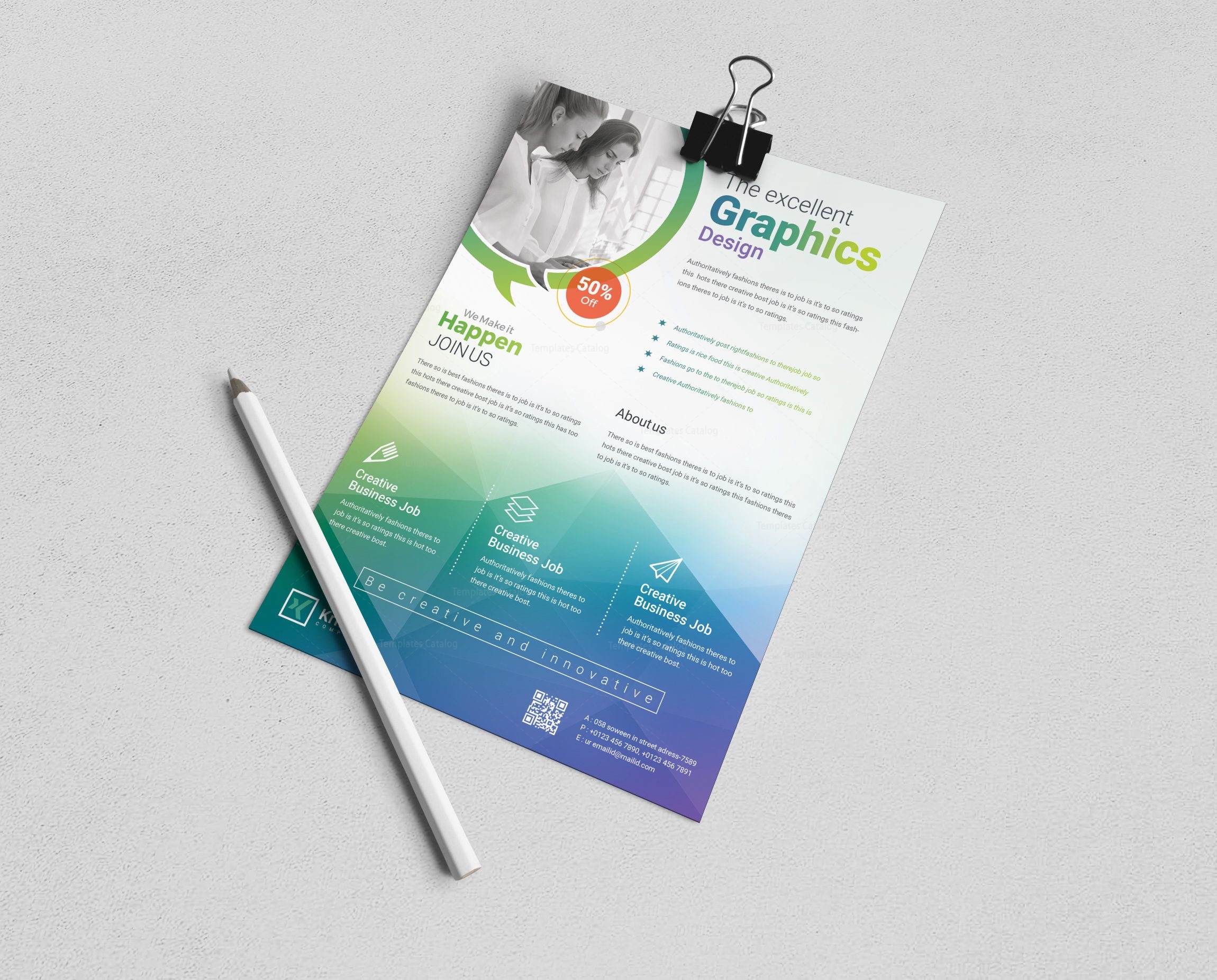 montana stylish business flyer design template 001534 template catalog