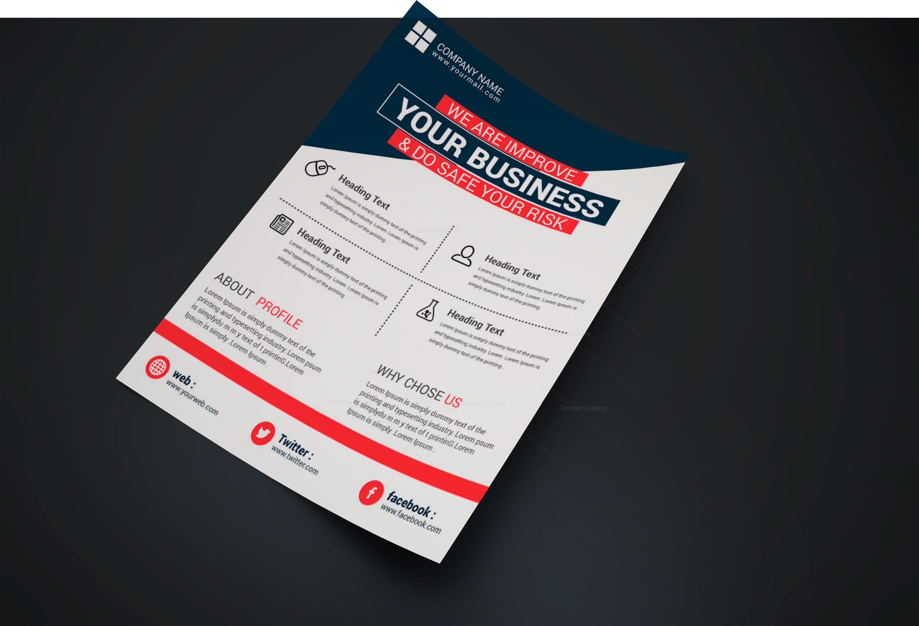 flyer design template