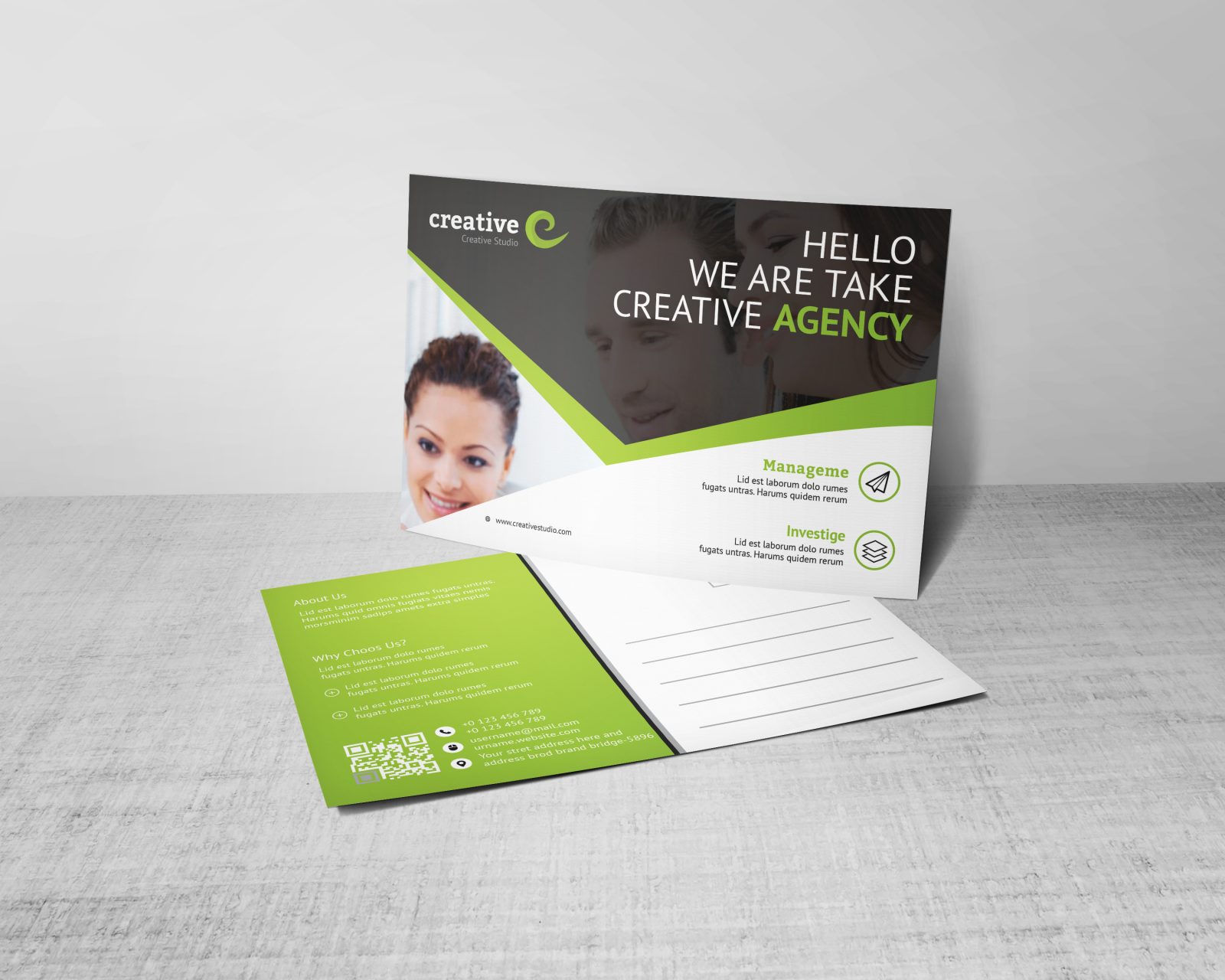Best Of 33 Business Postcard