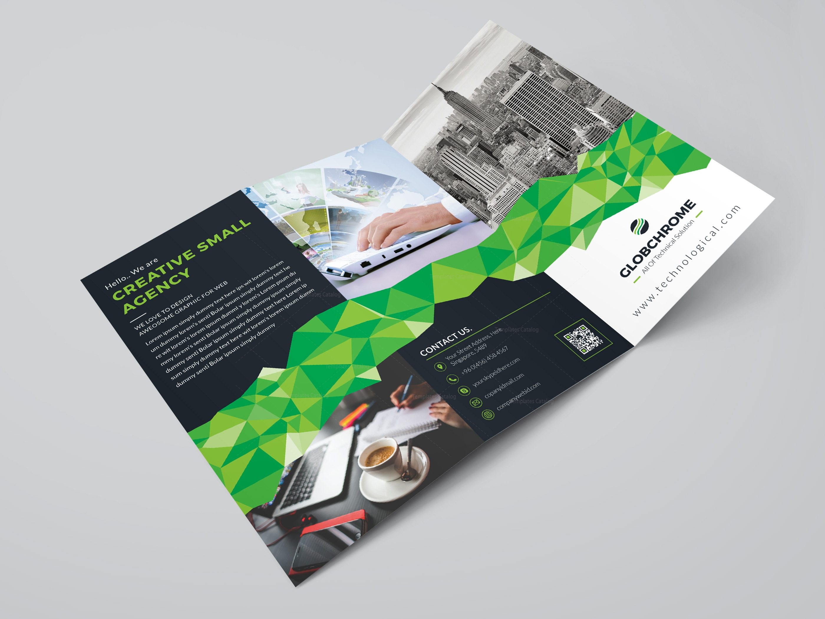 tallinn professional tri fold brochure design template professional brochure template