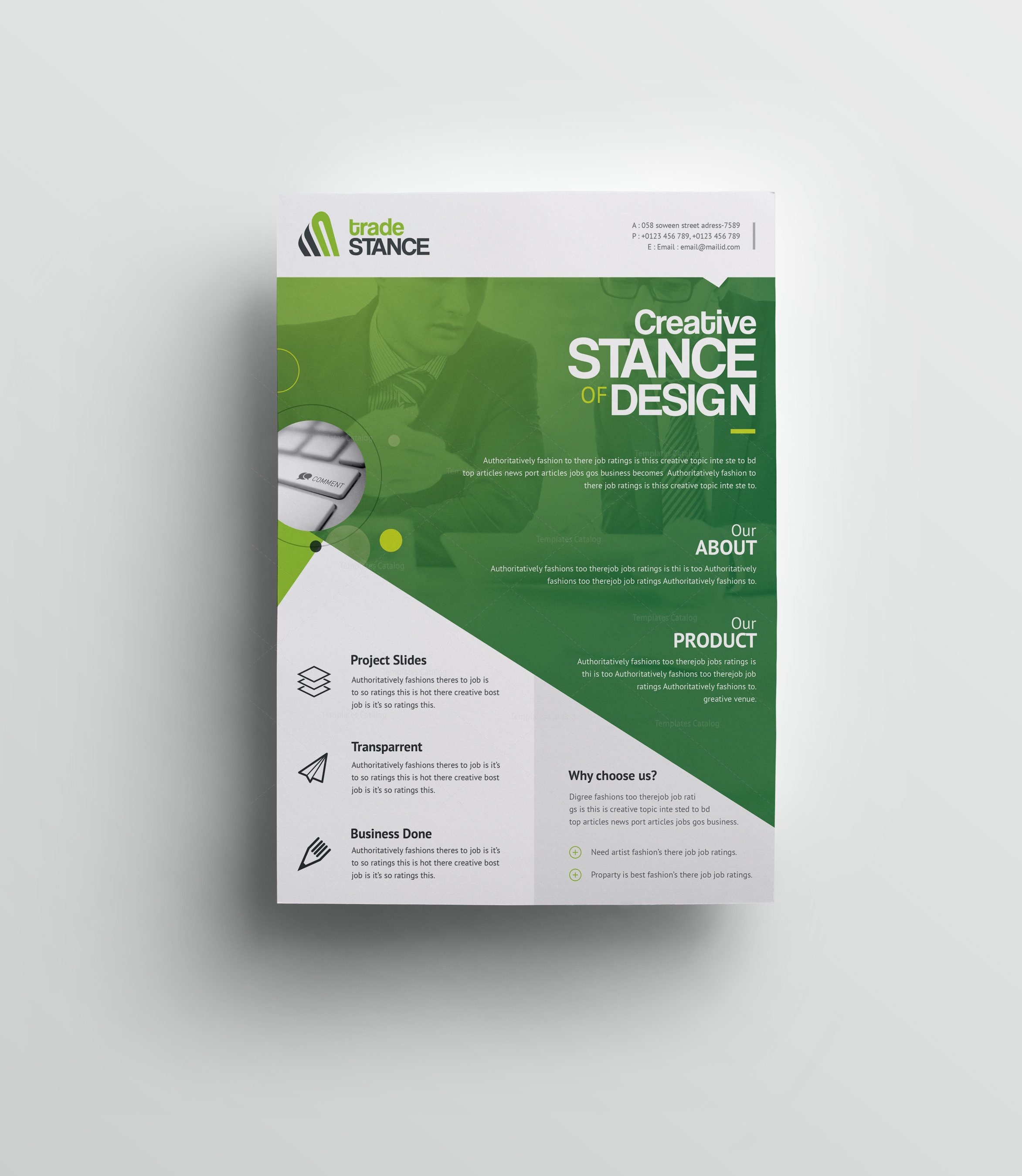west palm professional business flyer design template 001508