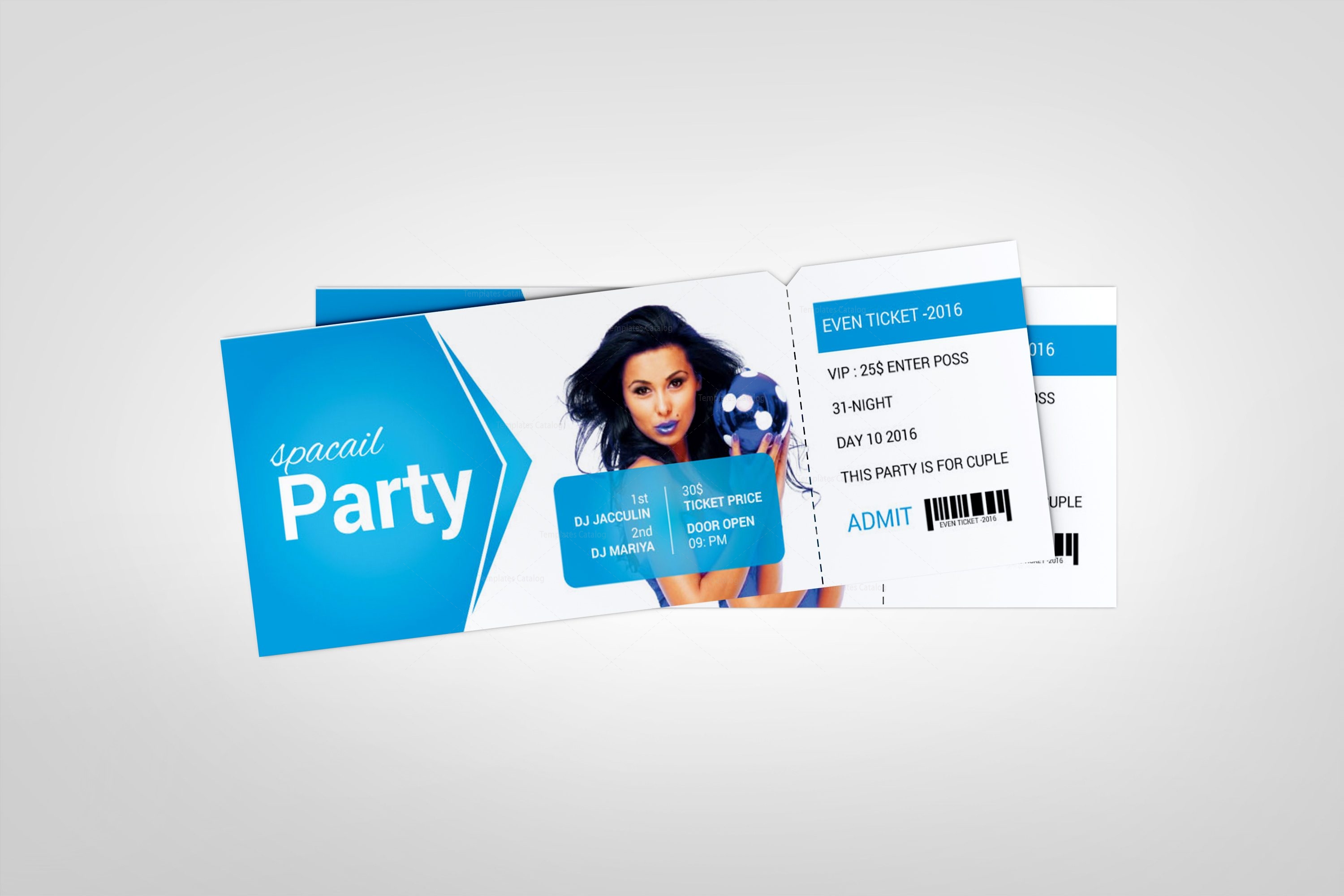 foam party event ticket design template 001977 template catalog