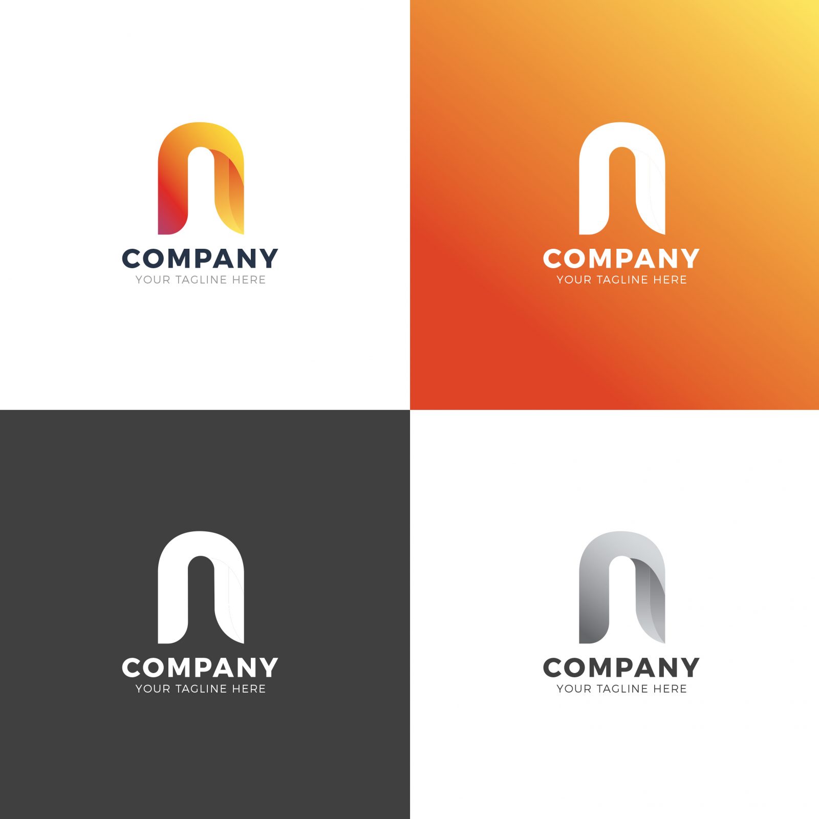N Company Creative Logo Design Template 001920 - Template Catalog
