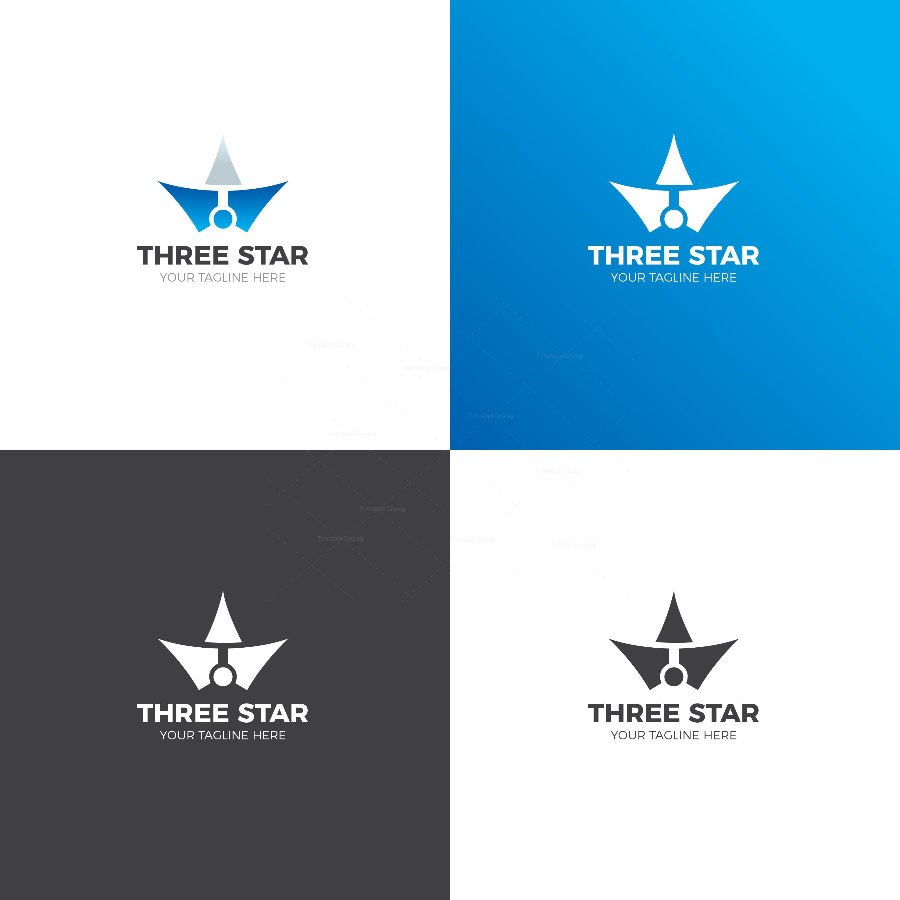 Three Star Logo Three Star Logo