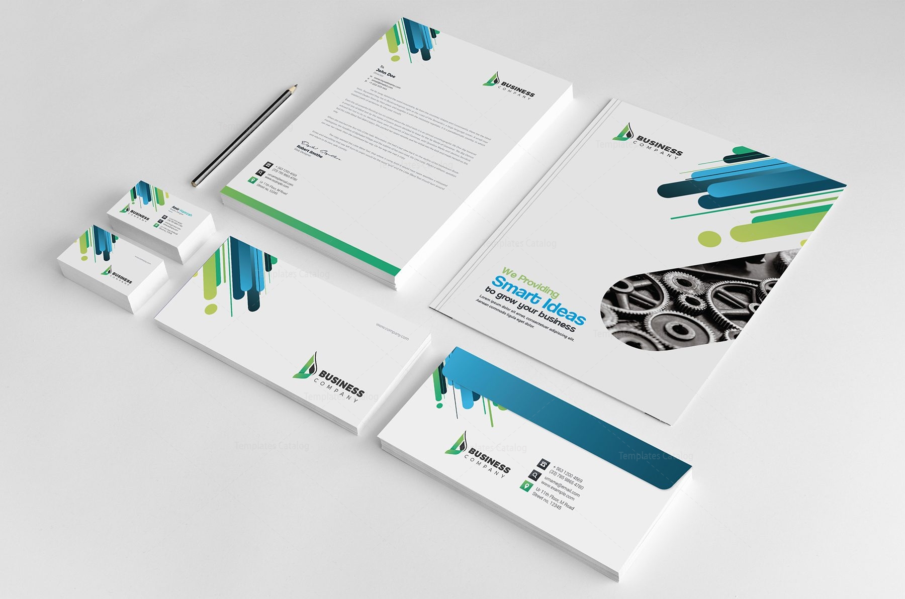 Corporate Identity Templates Vector Free Download