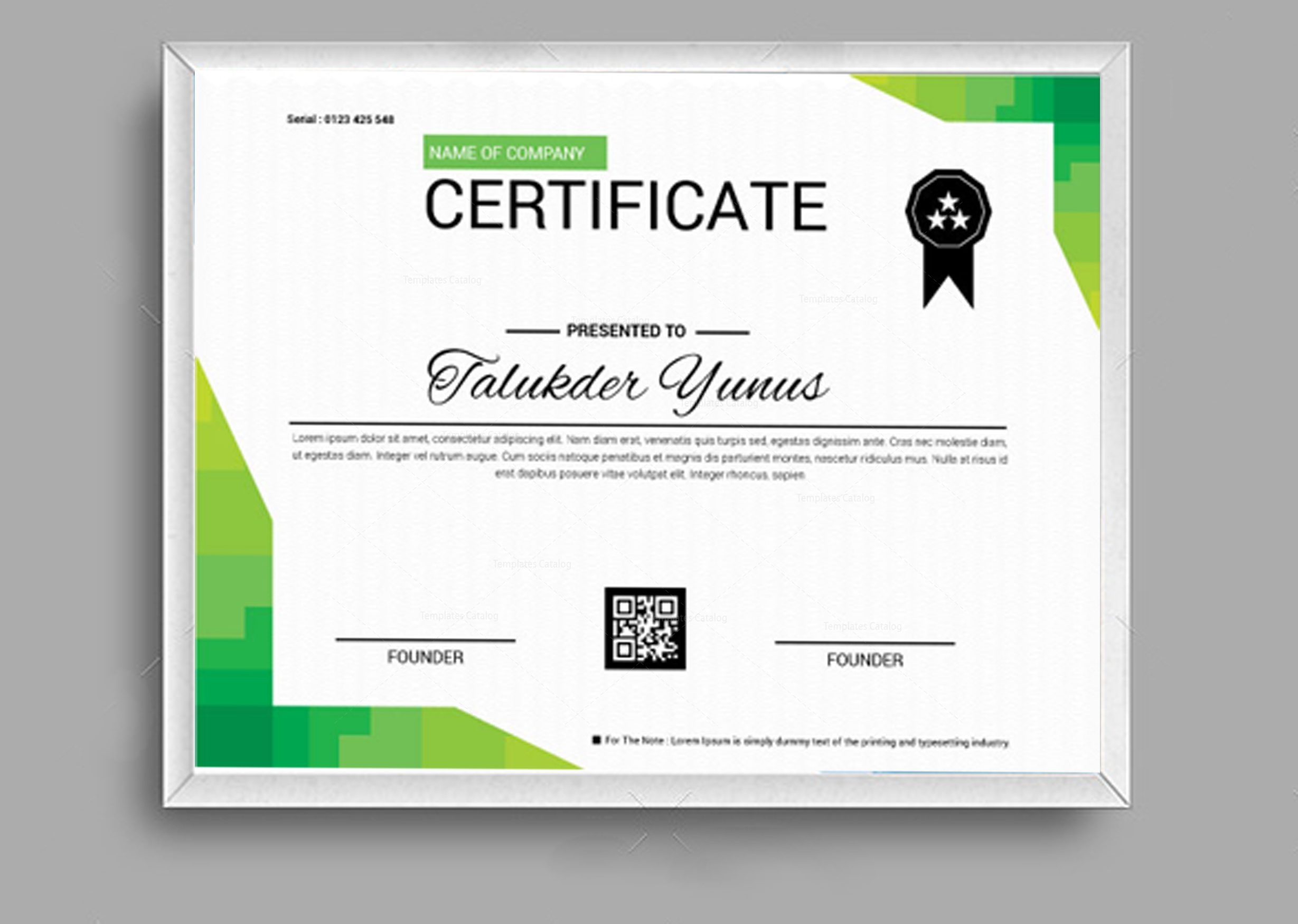 Classic Certificate Design Template 002050 - Template Catalog Classic Certificate Design Template 002050 - Template Catalog