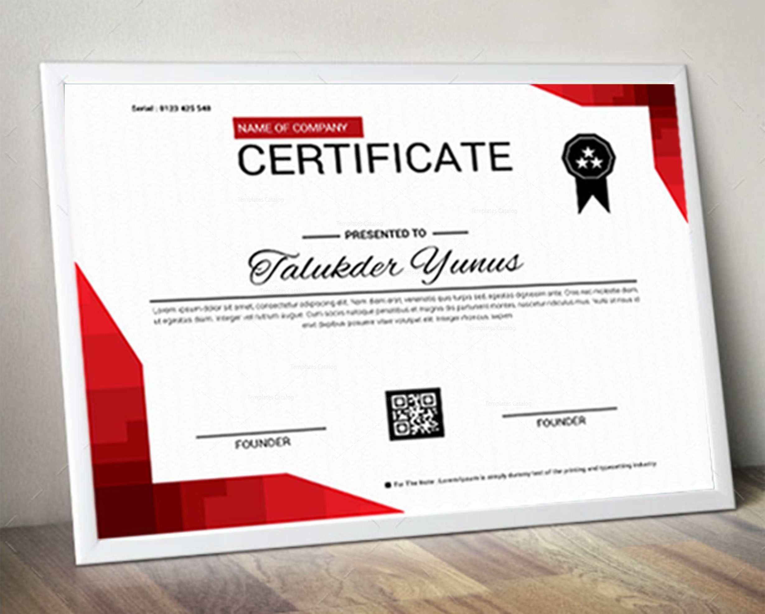 Classic Certificate Design Template 002050 - Template Catalog Classic Certificate Design Template 002050 - Template Catalog