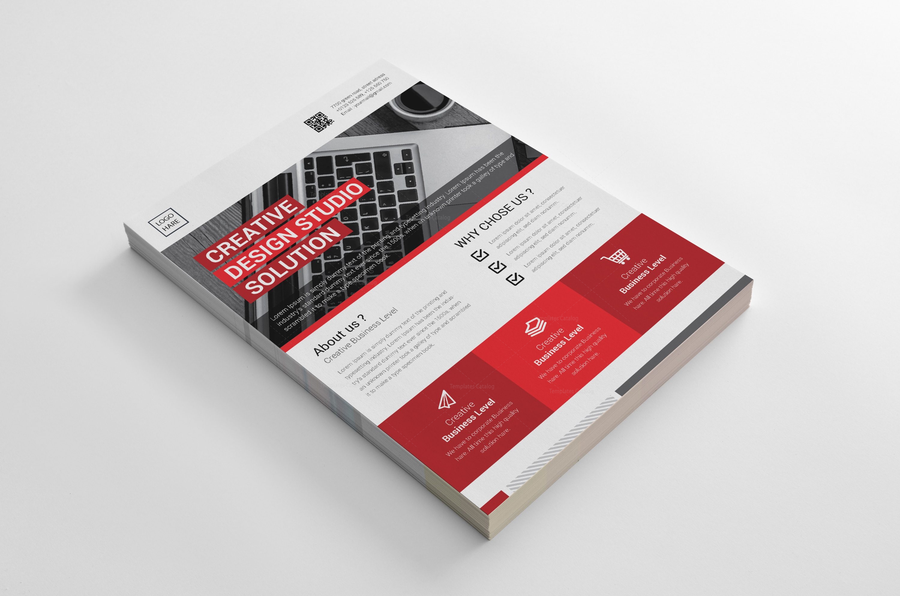 knight creative business flyer design template 002027 template catalog
