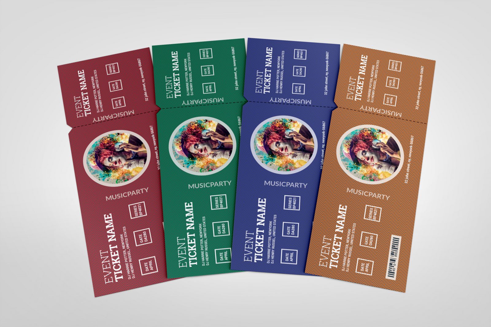 drama elegant event ticket