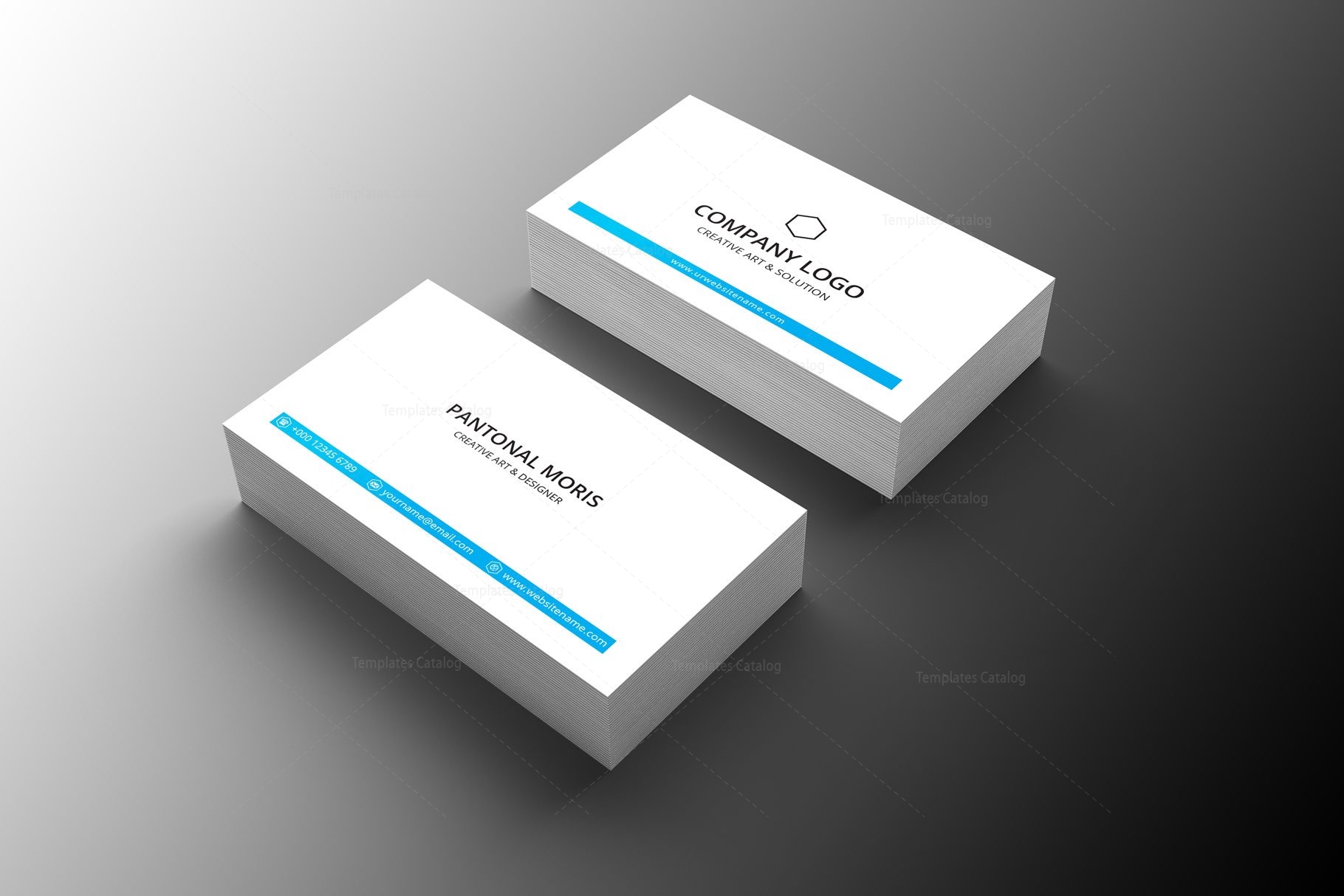 minimal medical business card design 002249 template catalog