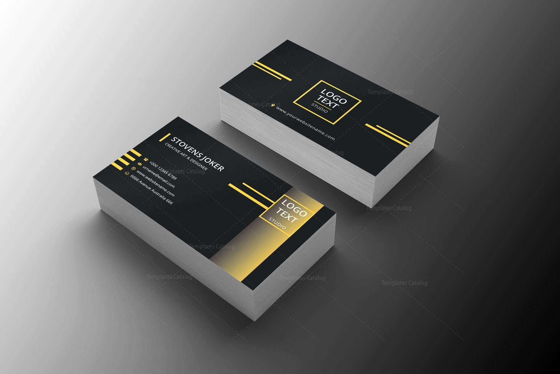 minimal programmer business card design 002246 template catalog