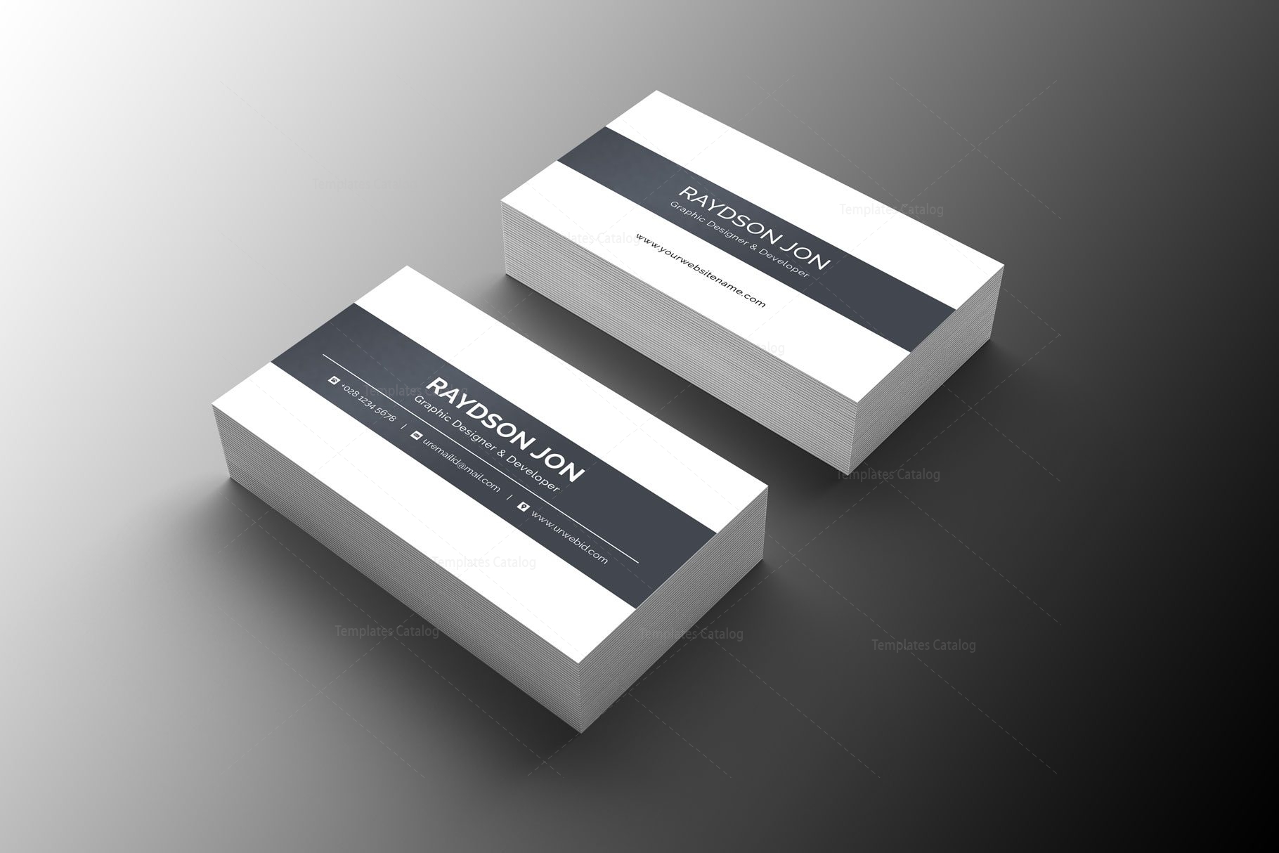 Minimal Retail Business Card Design 002244 Template Catalog