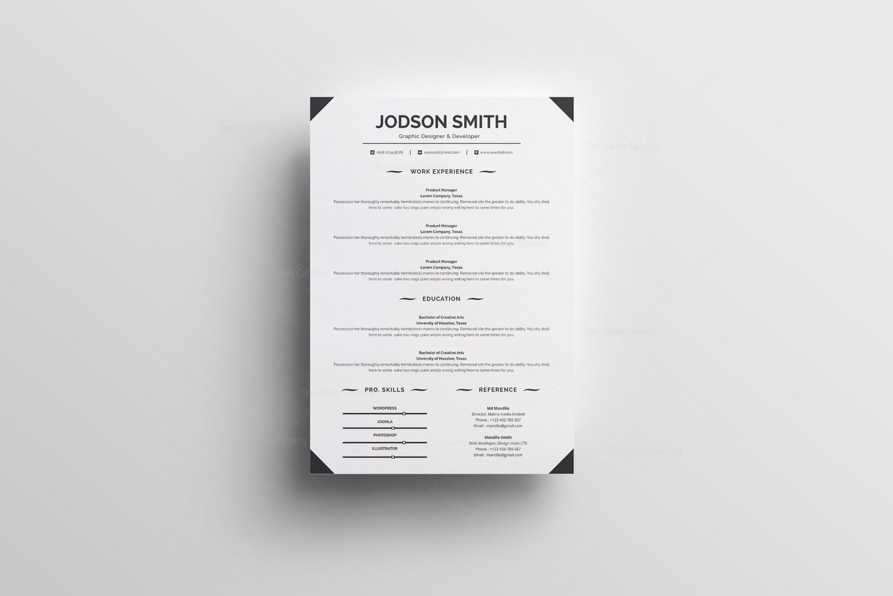 creative curriculum vitae template 002353 template catalog