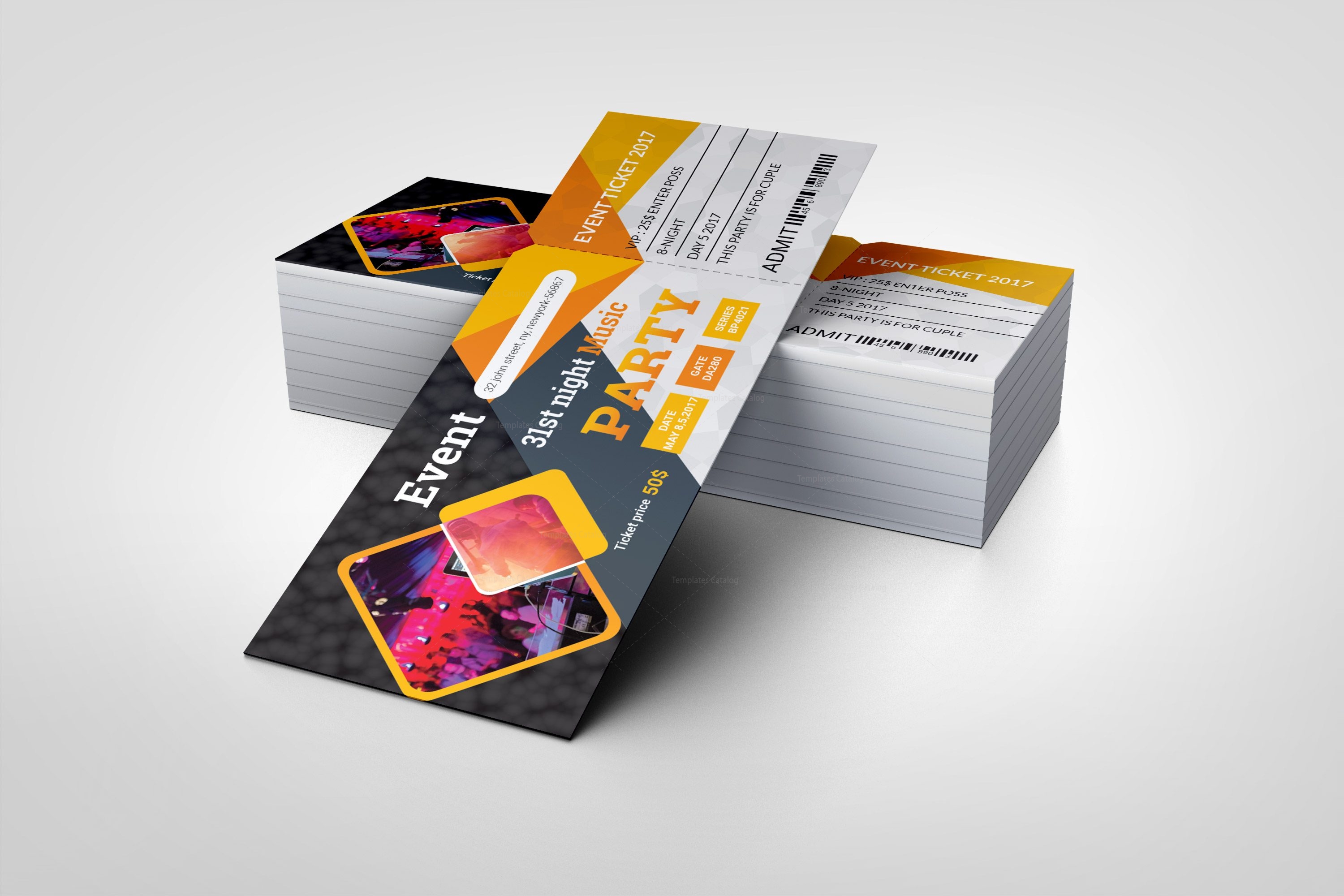 printable party ticket template 002416 template catalog