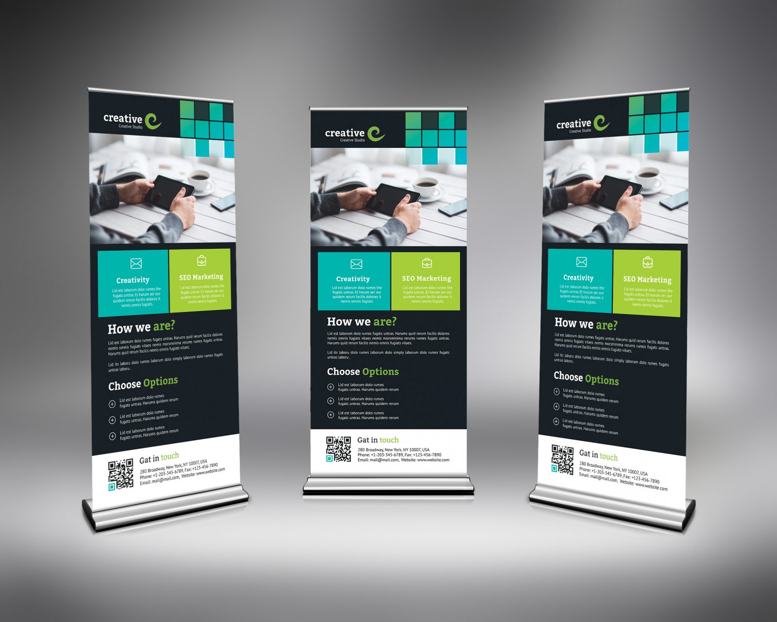 Psd Roll Up Banner Design 003024 Template Catalog